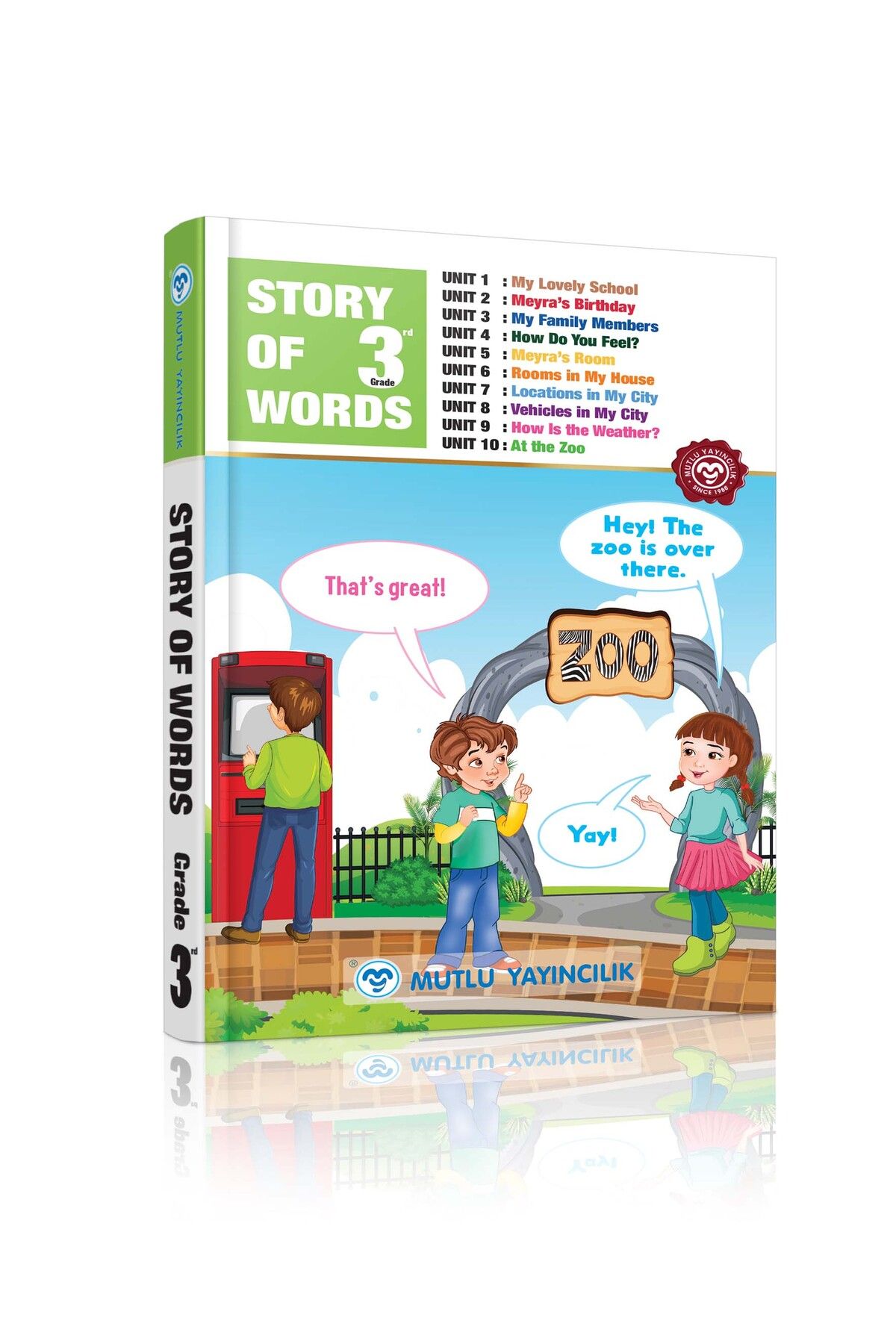 Mutlu Yayıncılık MUTLU YAYINCILIK Story Of Words 3.Sınıf ( İngilizce Hikaye Serisi 10’lu ) Yeni Ürün 2024