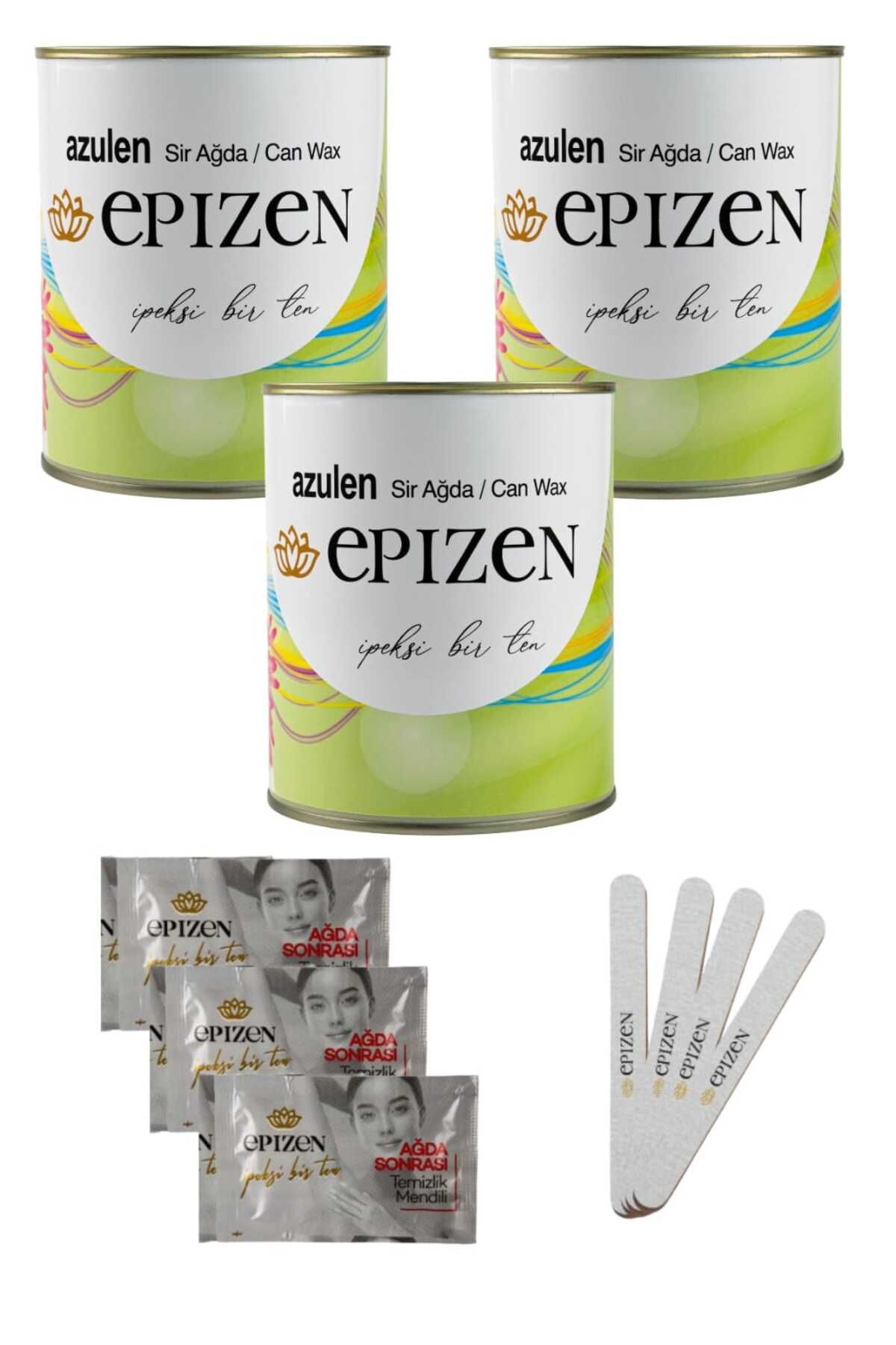 EPİZEN Azulen Konserve Sir Ağda 800 Ml 3 Lü Paket