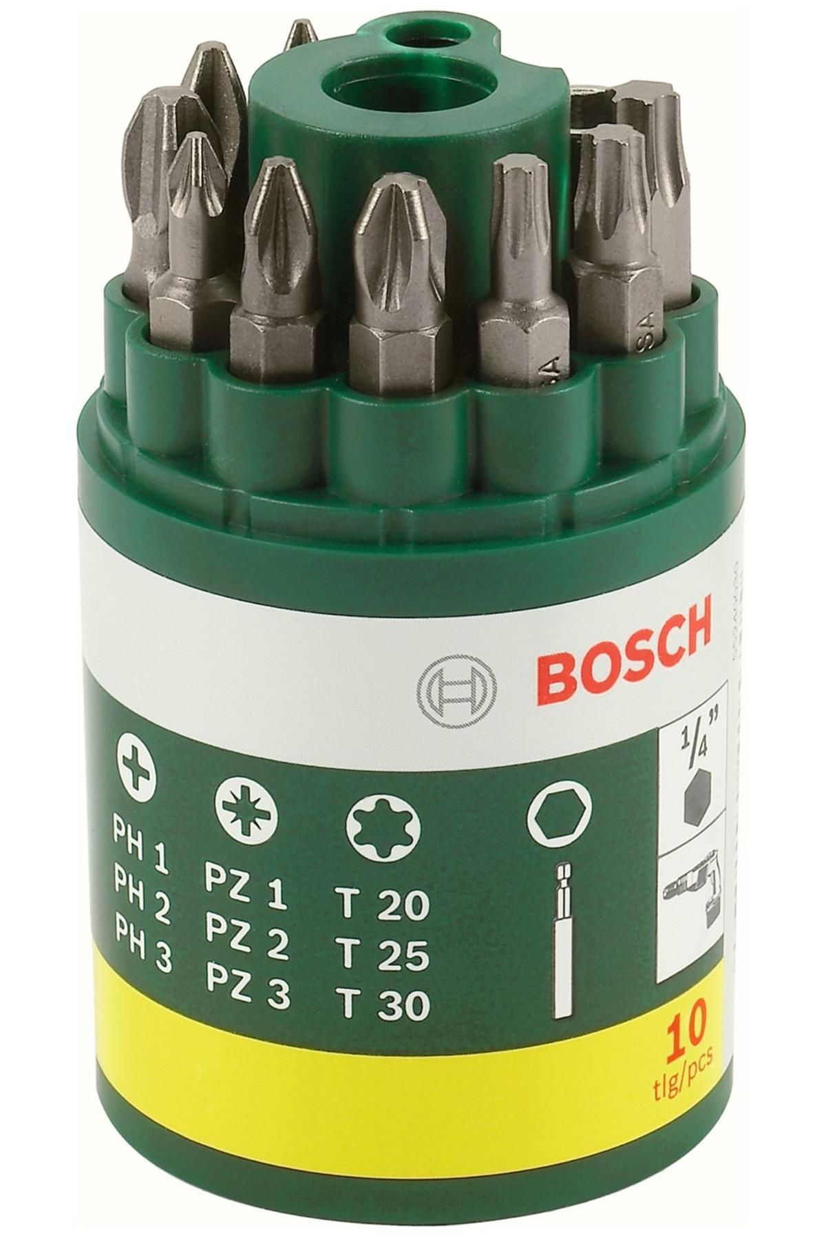 Bosch Dıy 10 Parçalı Vidalama Ucu Seti