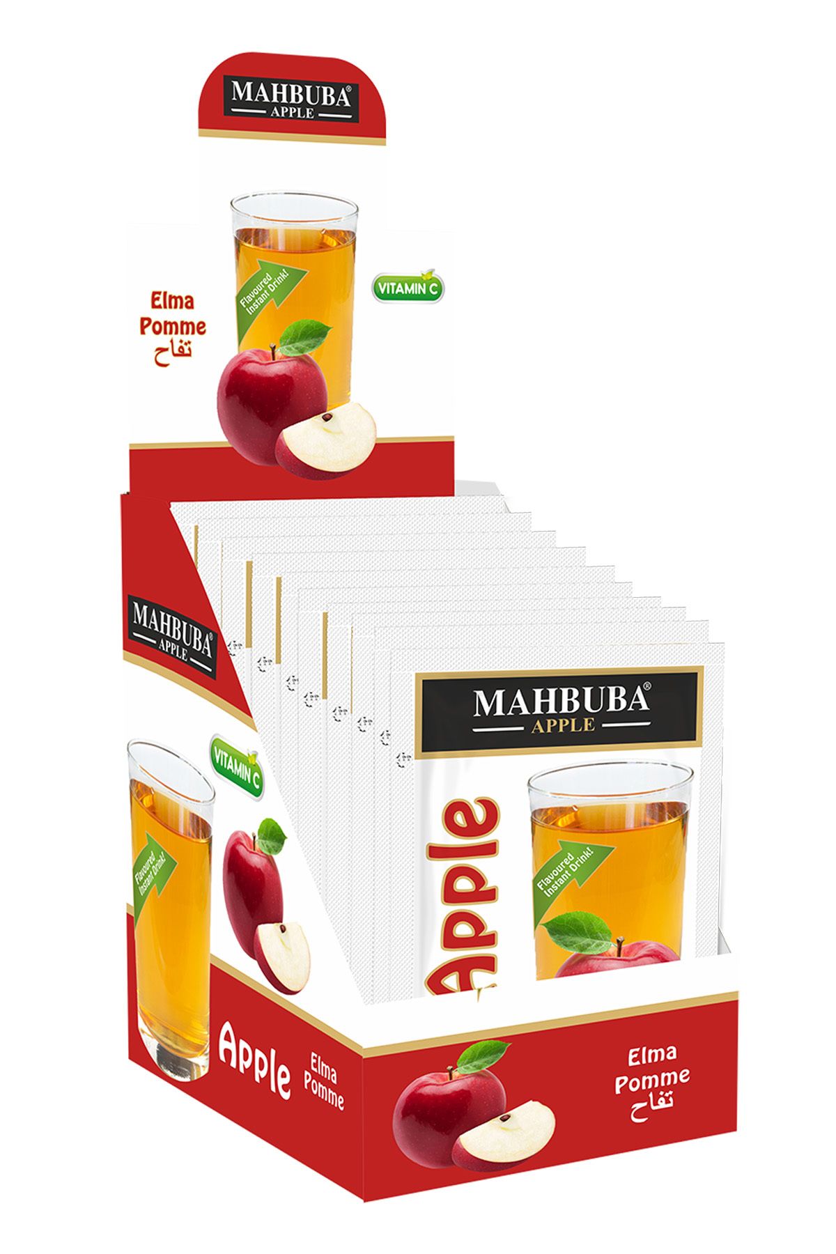 Mahbuba Elma Aromalı Soğuk Toz Içecek 24x9gr