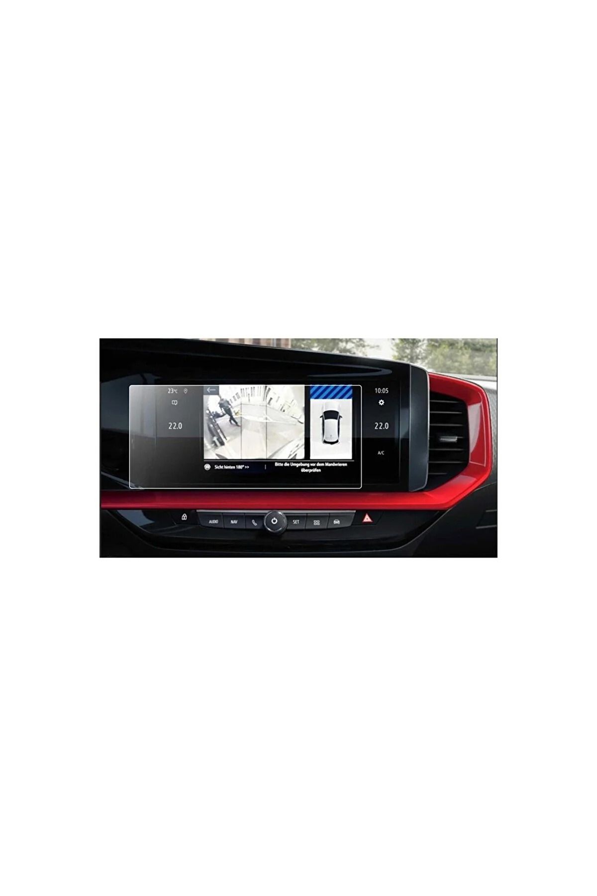 Aksesuar Fırsatı Opel Yeni Mokka Ultimate 10 inç Navigasyon Uyumlu 9H Nano Ekran Koruyucu Film