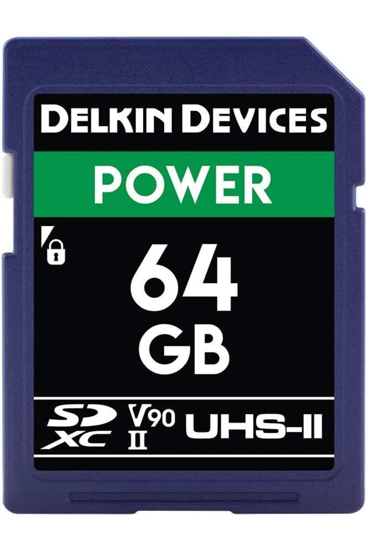 Delkin 64GB Power 2000x UHS-II SDXC Hafıza Kartı