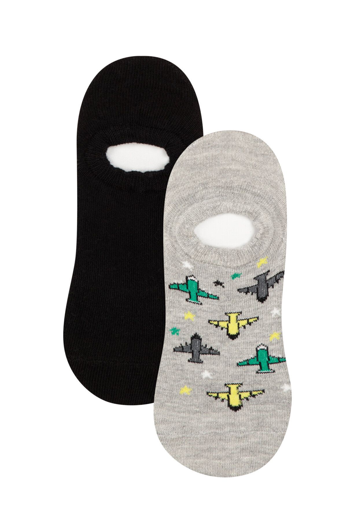 Penti Erkek Çocuk Uçak Desenli 2'li Babet Çorap