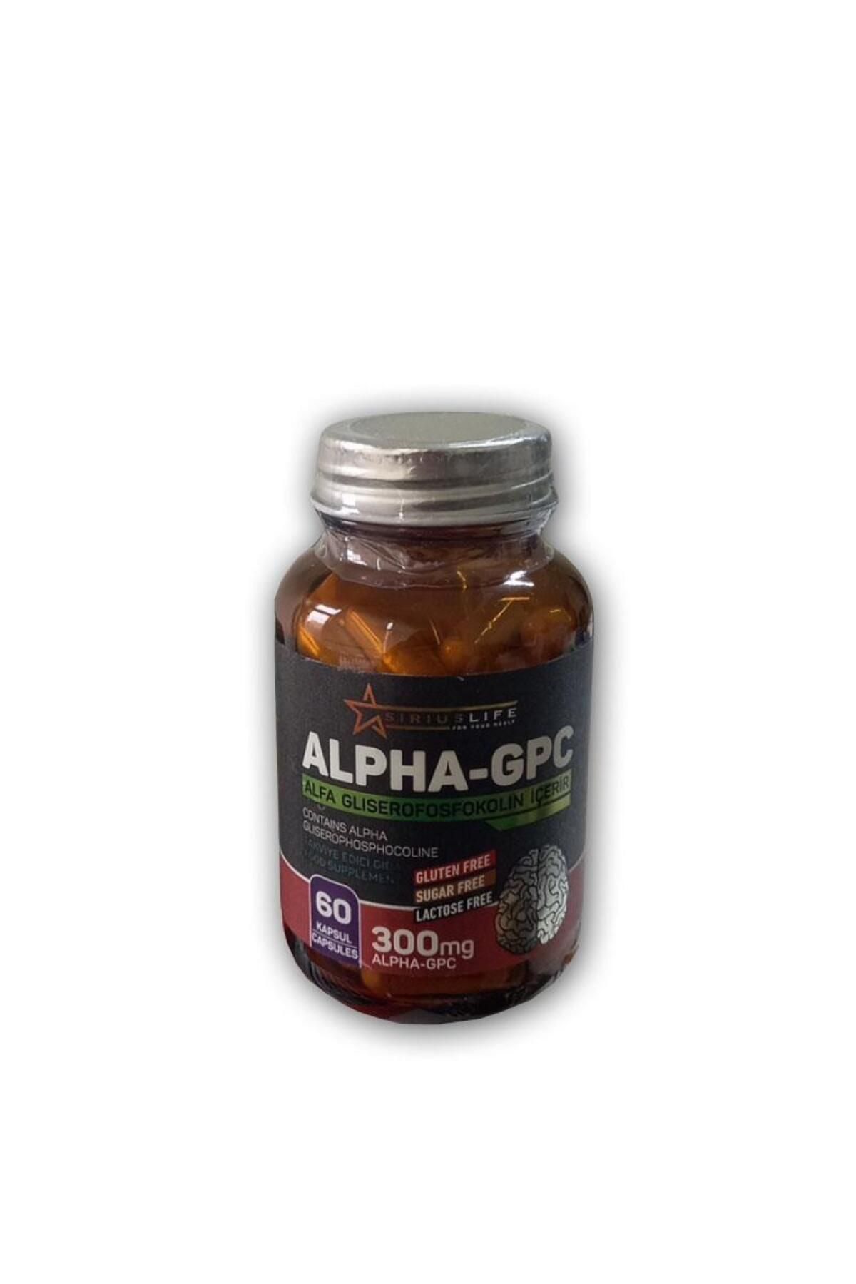 SİRİUS Alpha - GPC Alfa Gliserofosfokolin 60 Kapsül