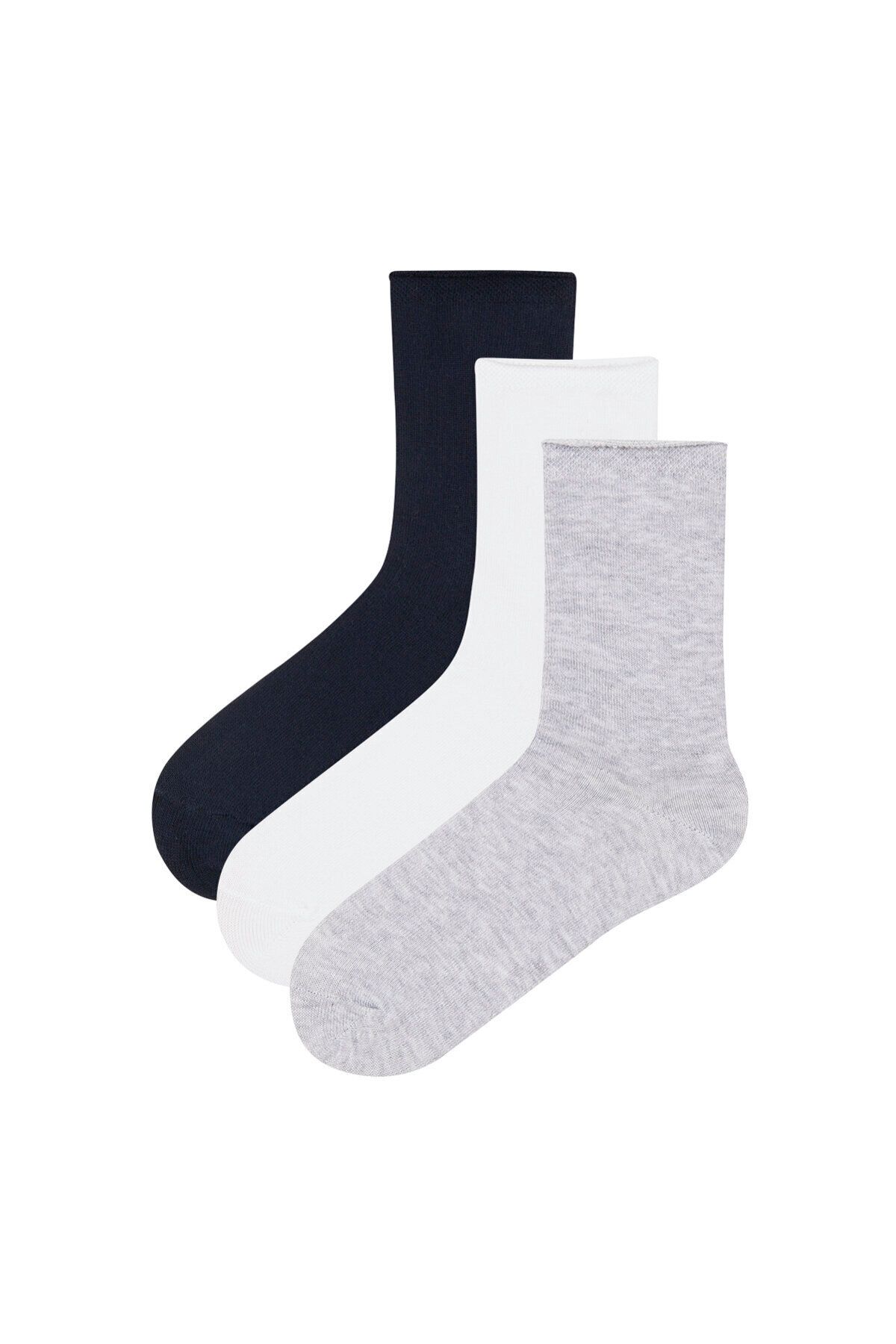 Penti Lacivert Kız Çocuk Basic 3lü Soket Çorap