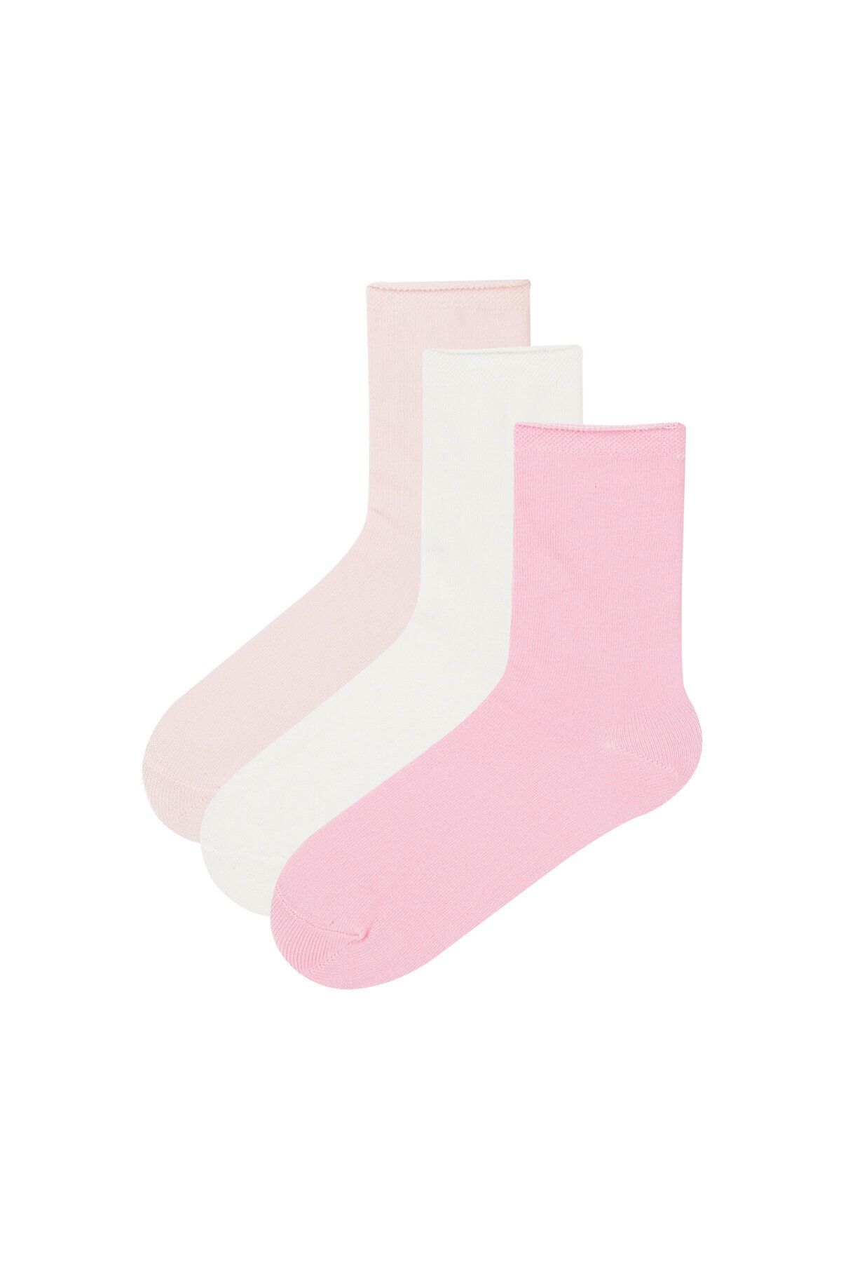 Penti Pembe Kız Çocuk Basic 3lü Soket Çorap