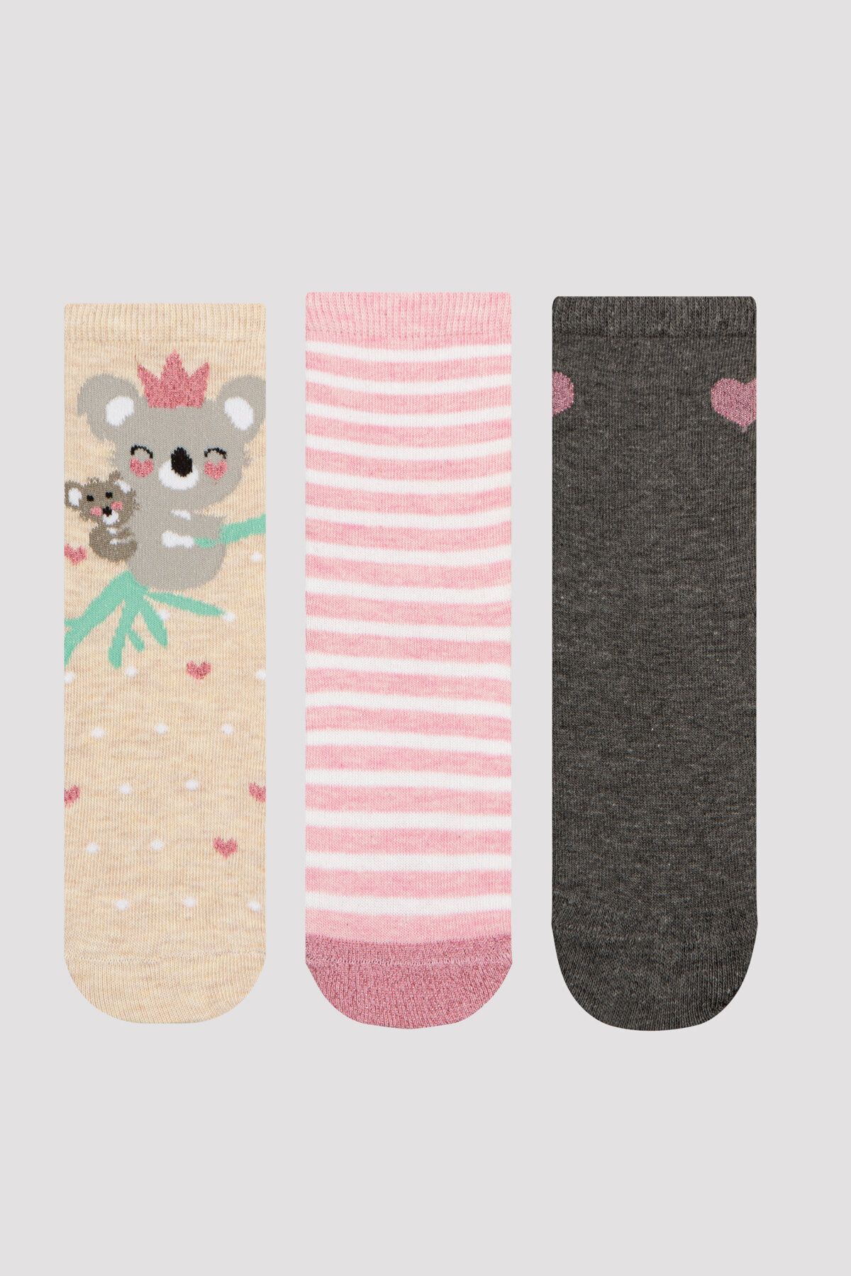 Penti Lovely Koala 3lü Soket Çorap