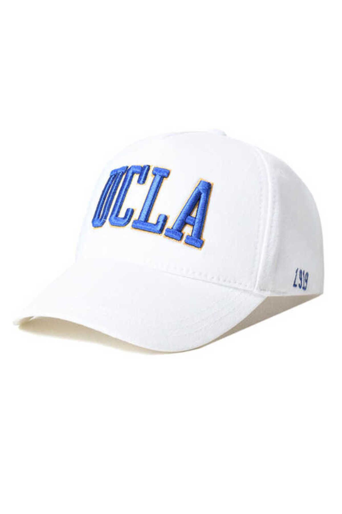 Ucla Ranch Beyaz Baseball Cap Nakışlı Şapka