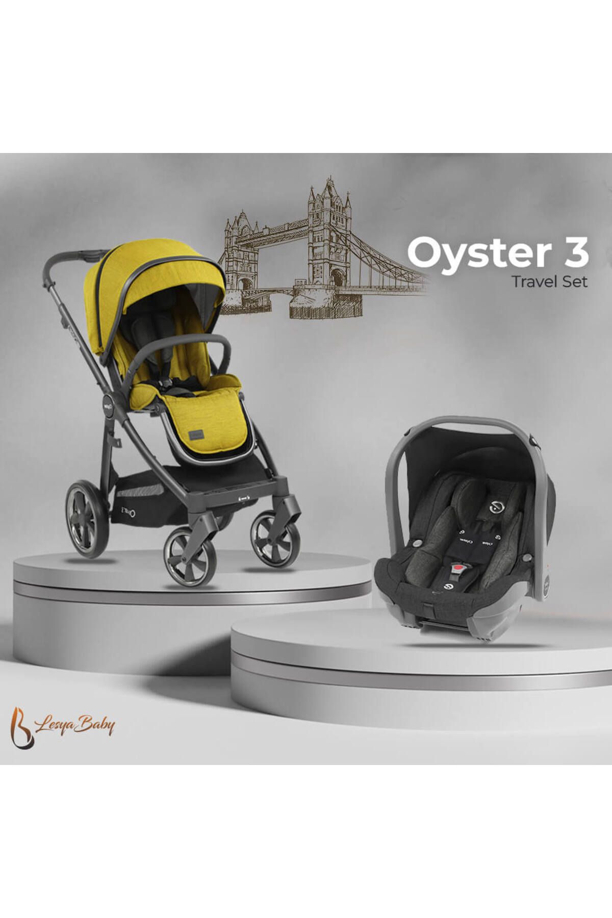 Oyster Oyster3 Travel Set Mustard