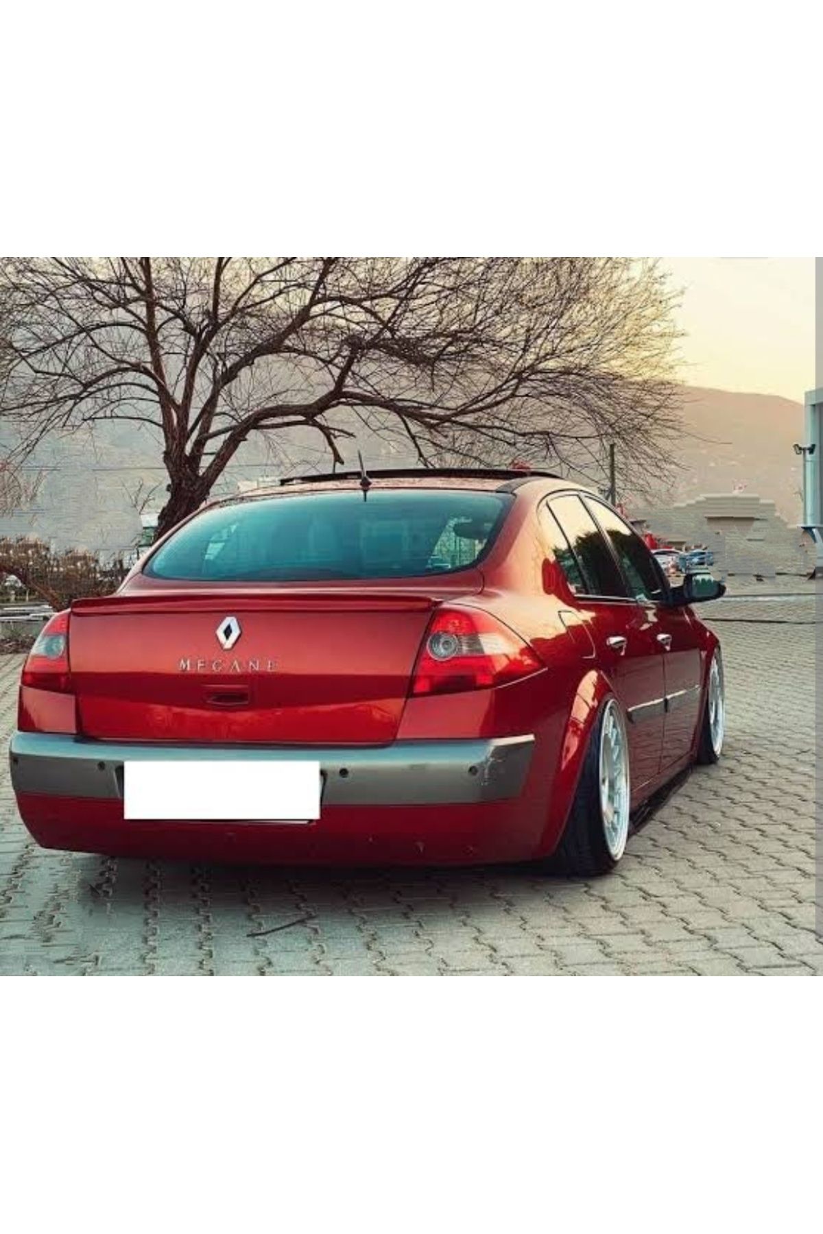 smartspoyler Renault Megane 2 sedan spoiler