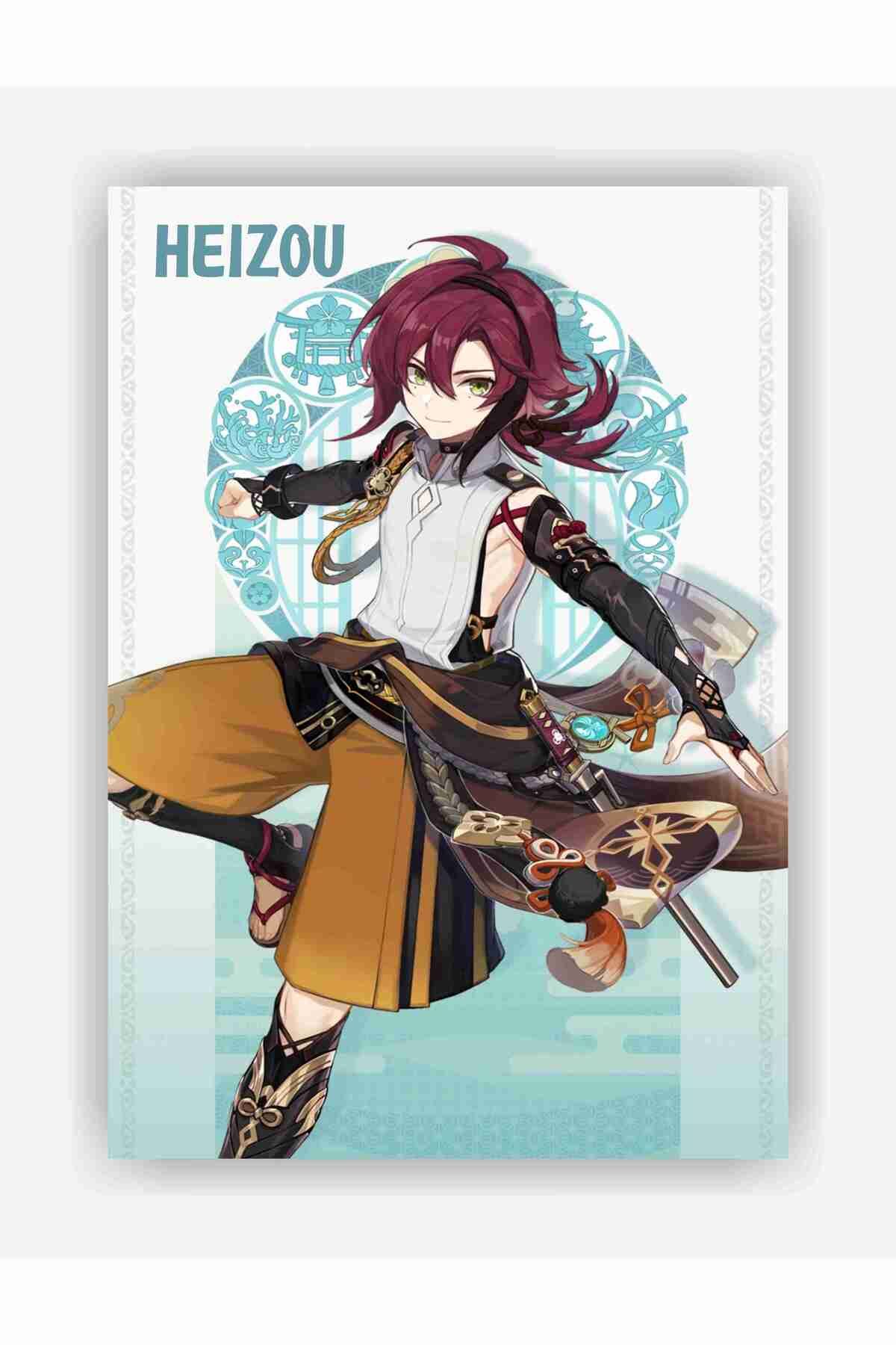 fırsatlar diyarı Genshin Impact Shikanoin Heizou Gaming Anime Duvar Posteri - Kalın Kağıt - Çerçevesiz