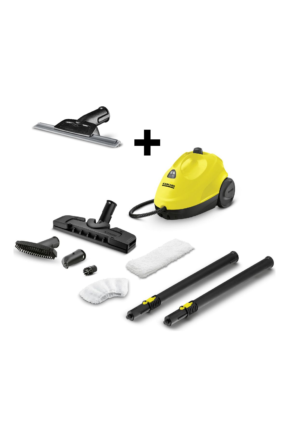 Karcher Kst 2 Buharlı Temizlik Makinesi Cam Temizleme Aparatı Beyaz Rengi