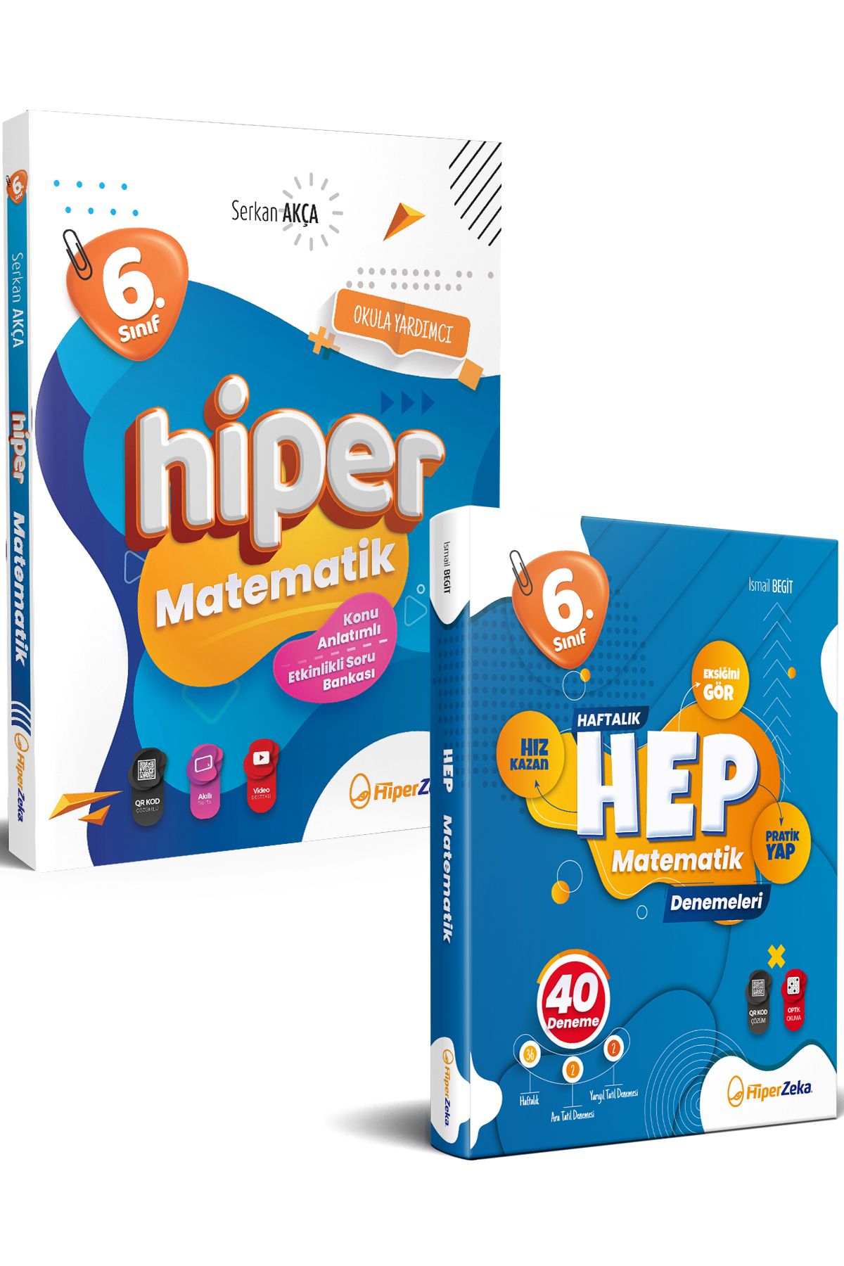 Hiper 6.Sınıf Hiper Matematik Konu Anlatımlı & Etkinlikli Soru Bankası ve Haftalık Hep Matematik 40 Deneme