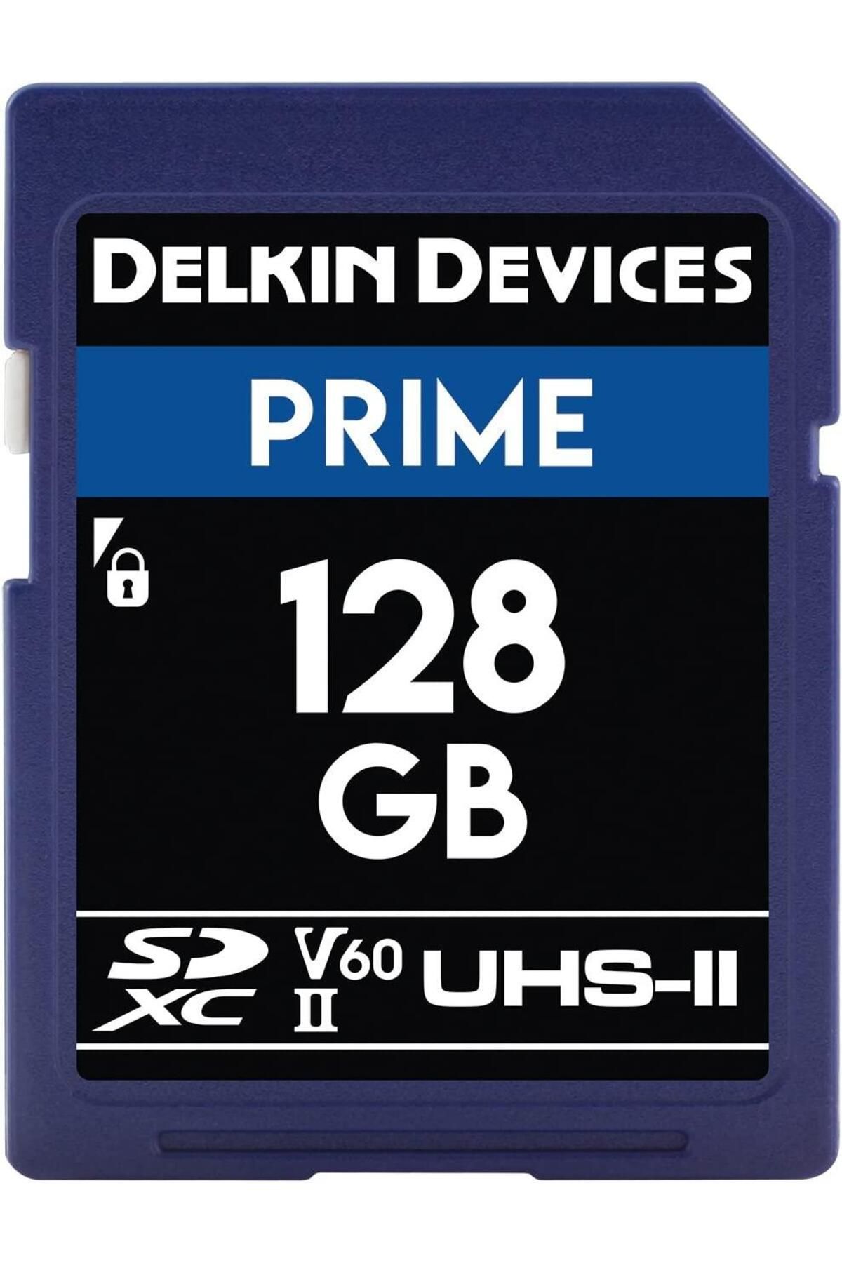 Delkin 128GB Prıme 1900x UHS-II SDXC Hafıza Kartı