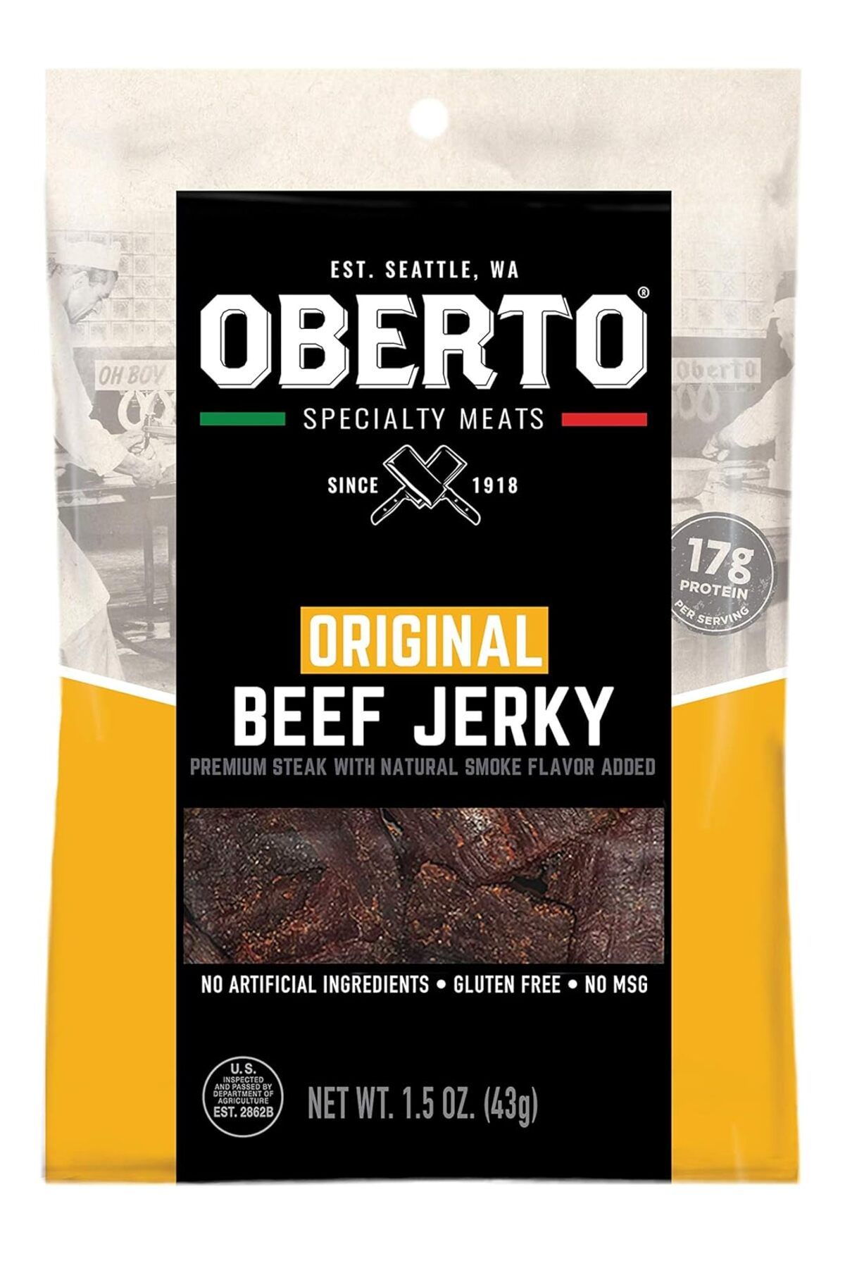 Jack Link's Specialty Meats Original Beef Jerky Oberto Specialty Kuru Et 77 Gr 2.7 Oz