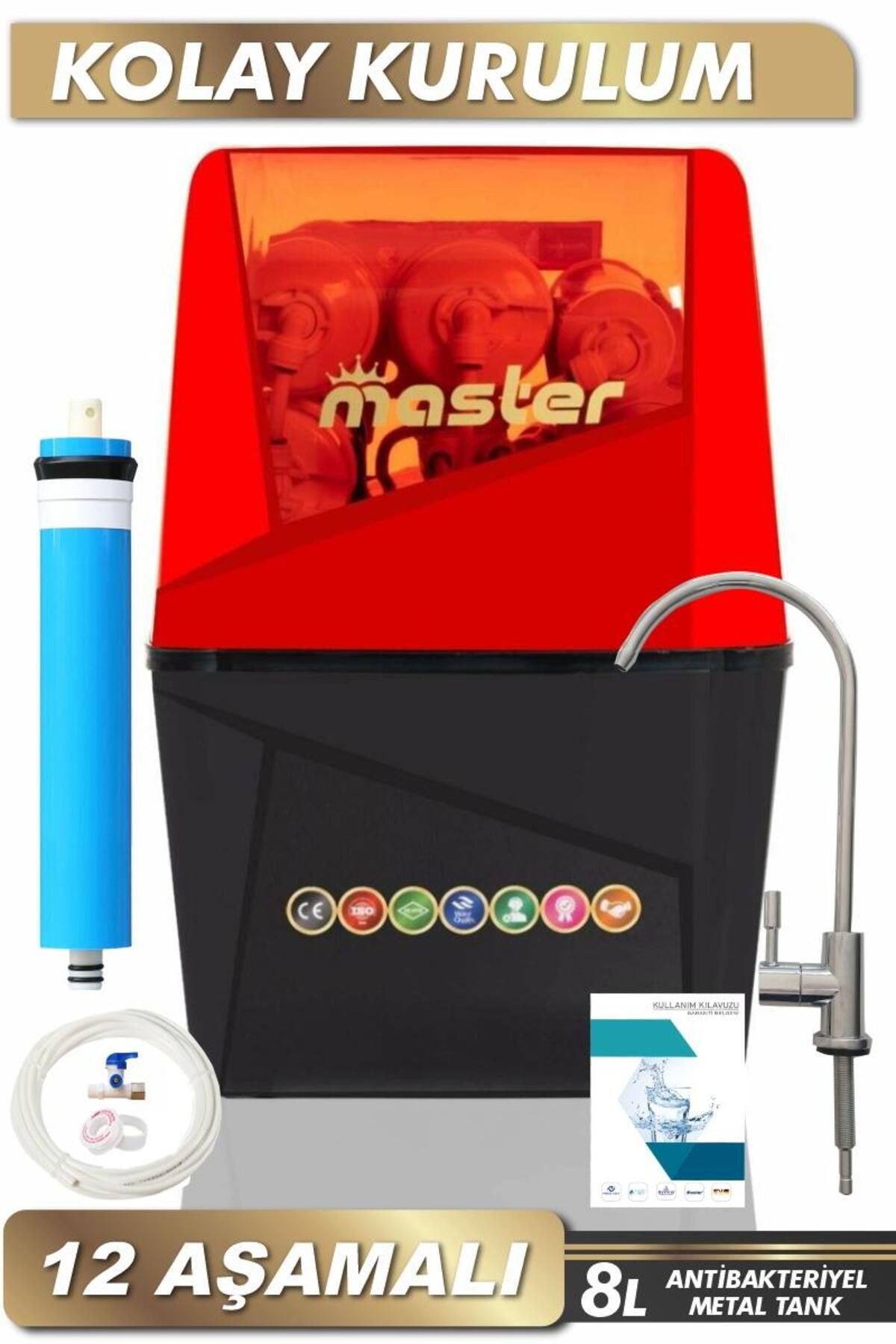 Piksel Aqua Master 12 Aşamalı Pompalı Master Membranlı Alkali Su Arıtma Cihazı