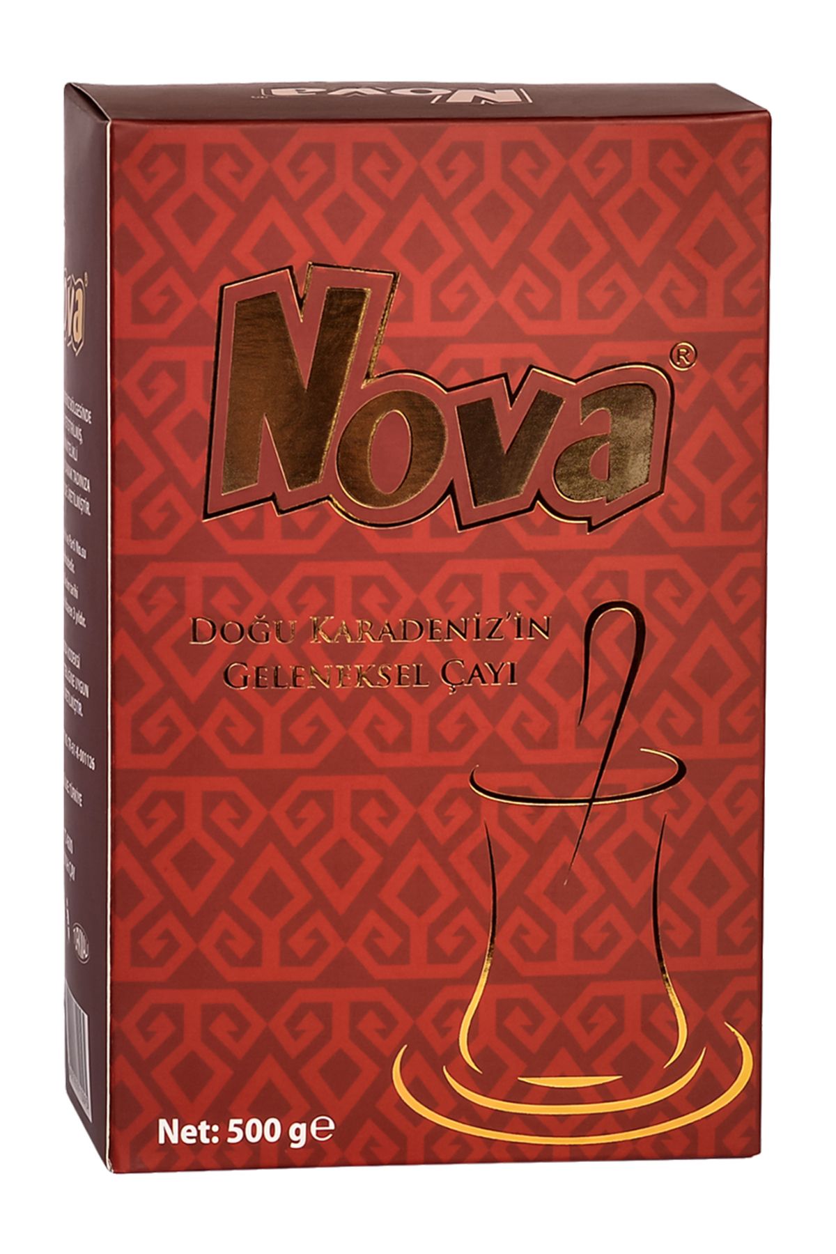 Nova Çay Doğu Karadeniz'in Geleneksel Siyah Çayı Kırmızı Paket