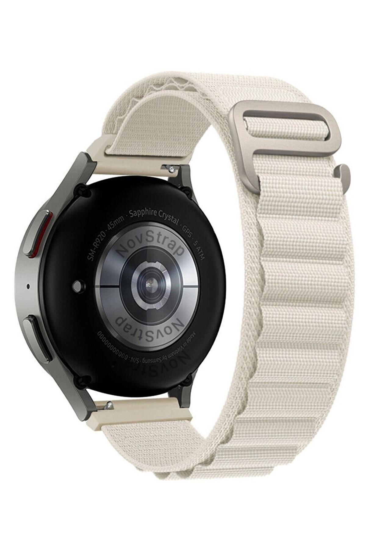 NovStrap Samsung Galaxy Watch 4 5 6 40 44mm Classic 42 43 46 47mm Watch 5 Pro 45mm Uyumlu Kordon Alpine Loop