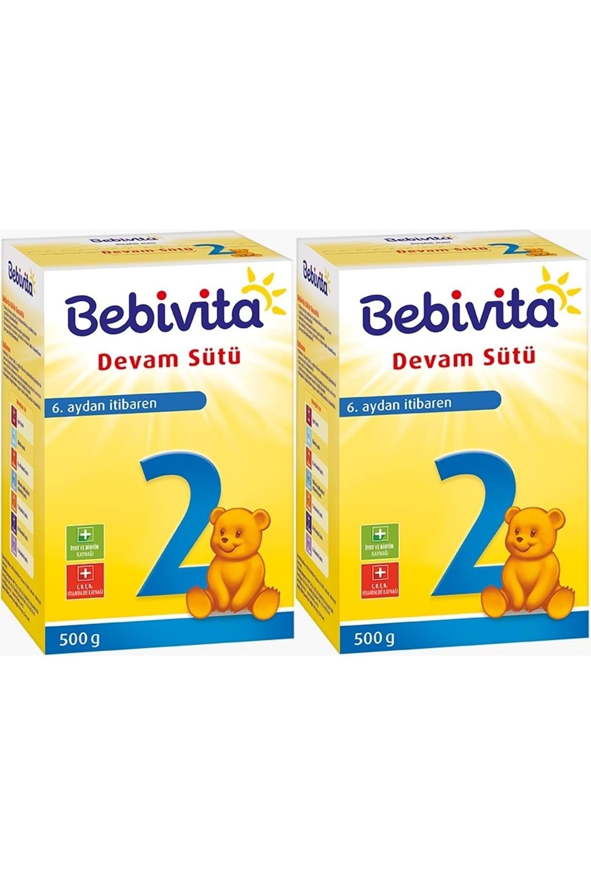 Bebivita Bebek Sütü 2 No 500 gr X 2 Adet