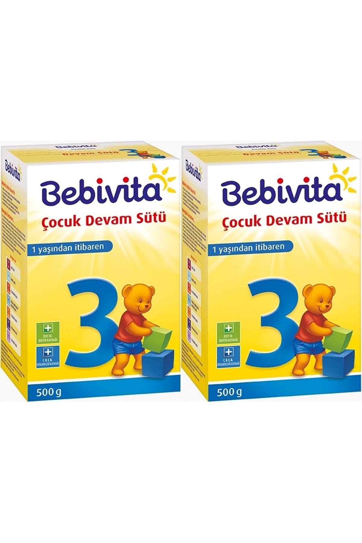 Bebivita Bebek Sütü 3 No 500 gr X 2 Adet