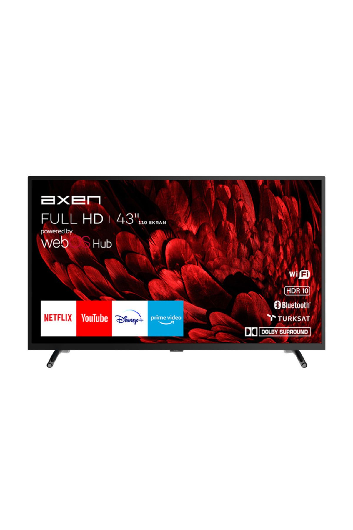 Axen 43'' FHD Uydu alıcılı webOS 2.0 Smart Led TV