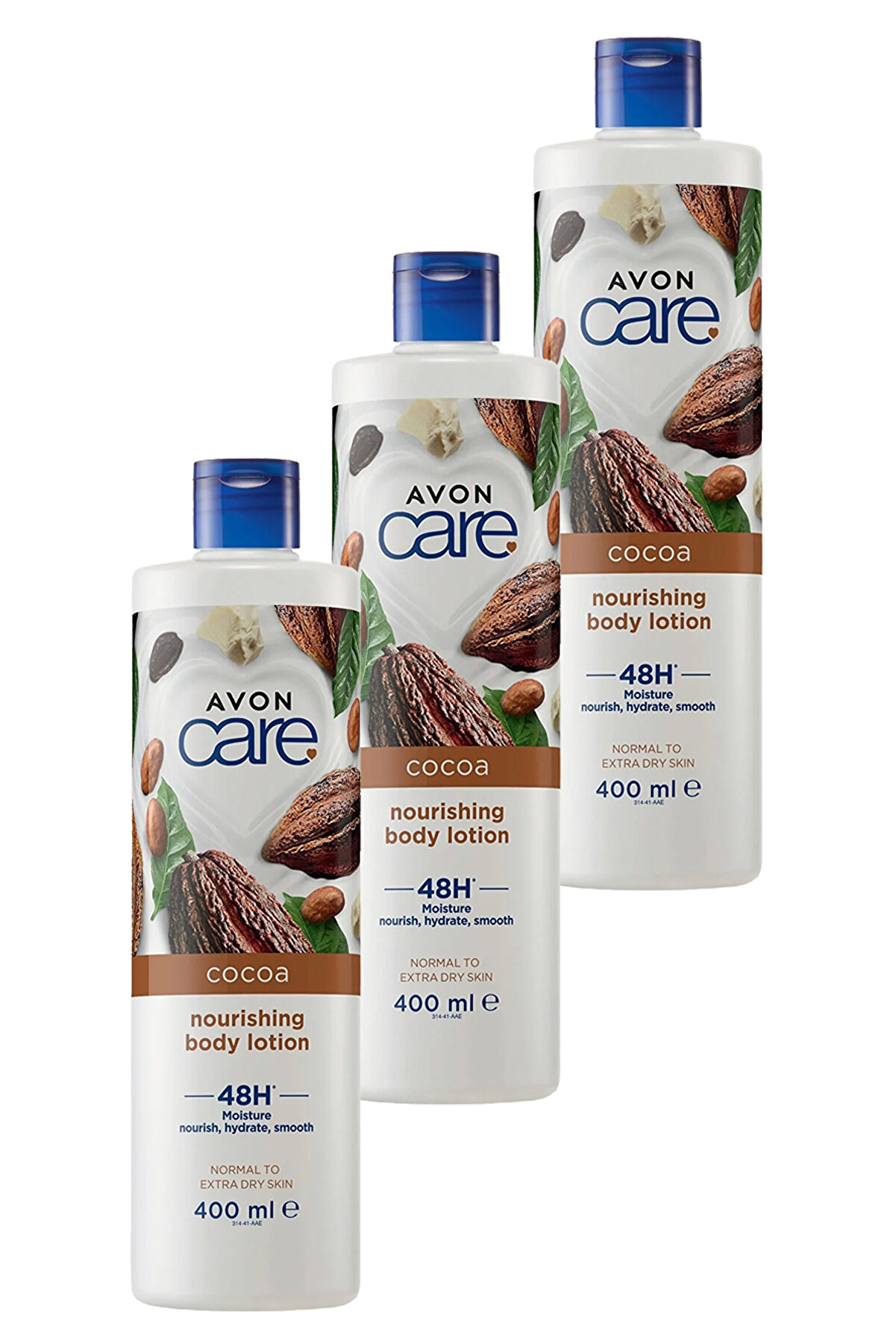 Avon Care Kakao Yağı İçeren Vücut Losyonu 400 Ml. Üçlü Set