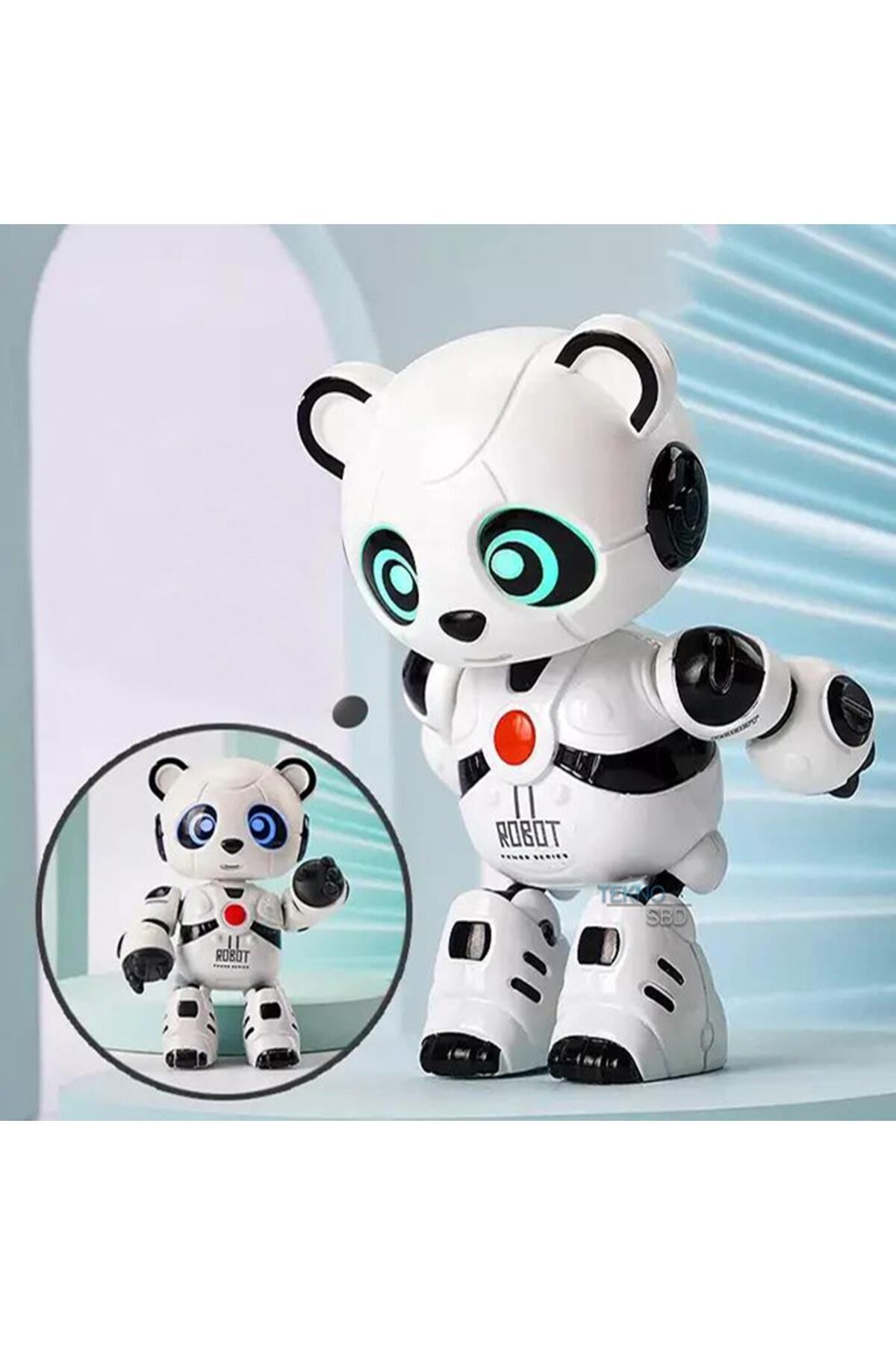 LRS STORE Akıllı Panda Söylediklerini Tekrar Etsin Ses Kayıt Edip Konuşan Şarjlı Oyuncak Robot