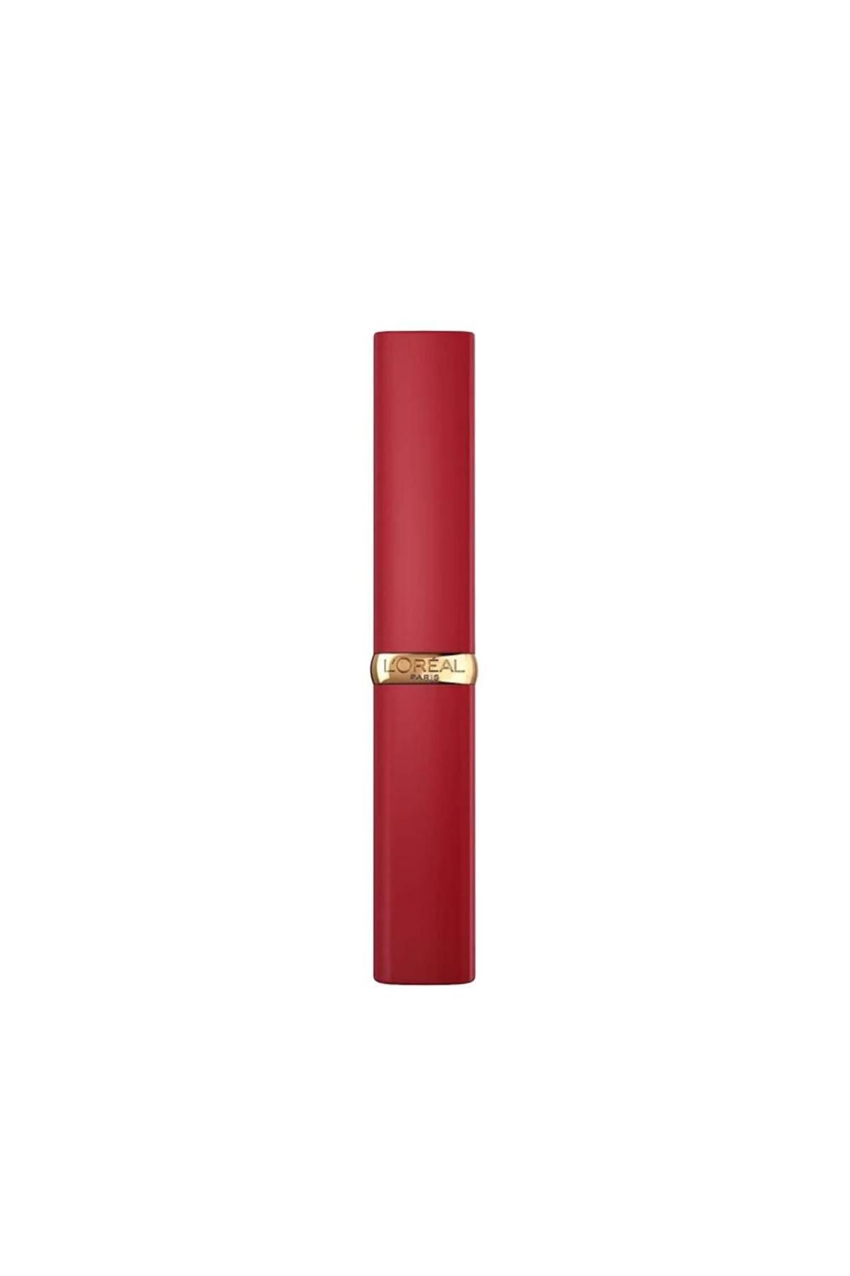L'Oreal Paris Color Riche Colors Of Worth Intense Volume Matte Ruj - 300 Rouge Confident