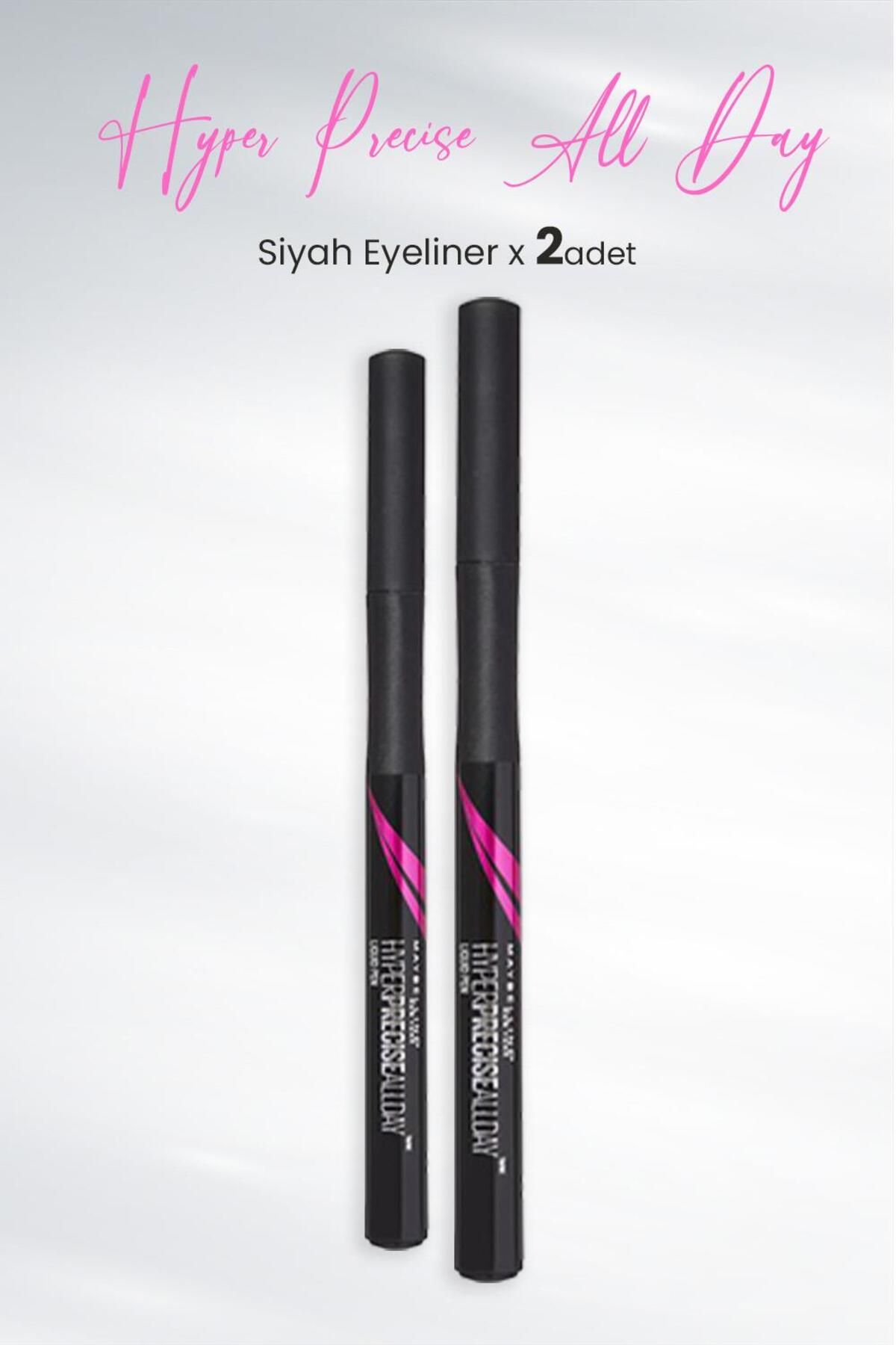 Maybelline New York Eyeliner Hyper Precise All Day Siyah X 2 Adet