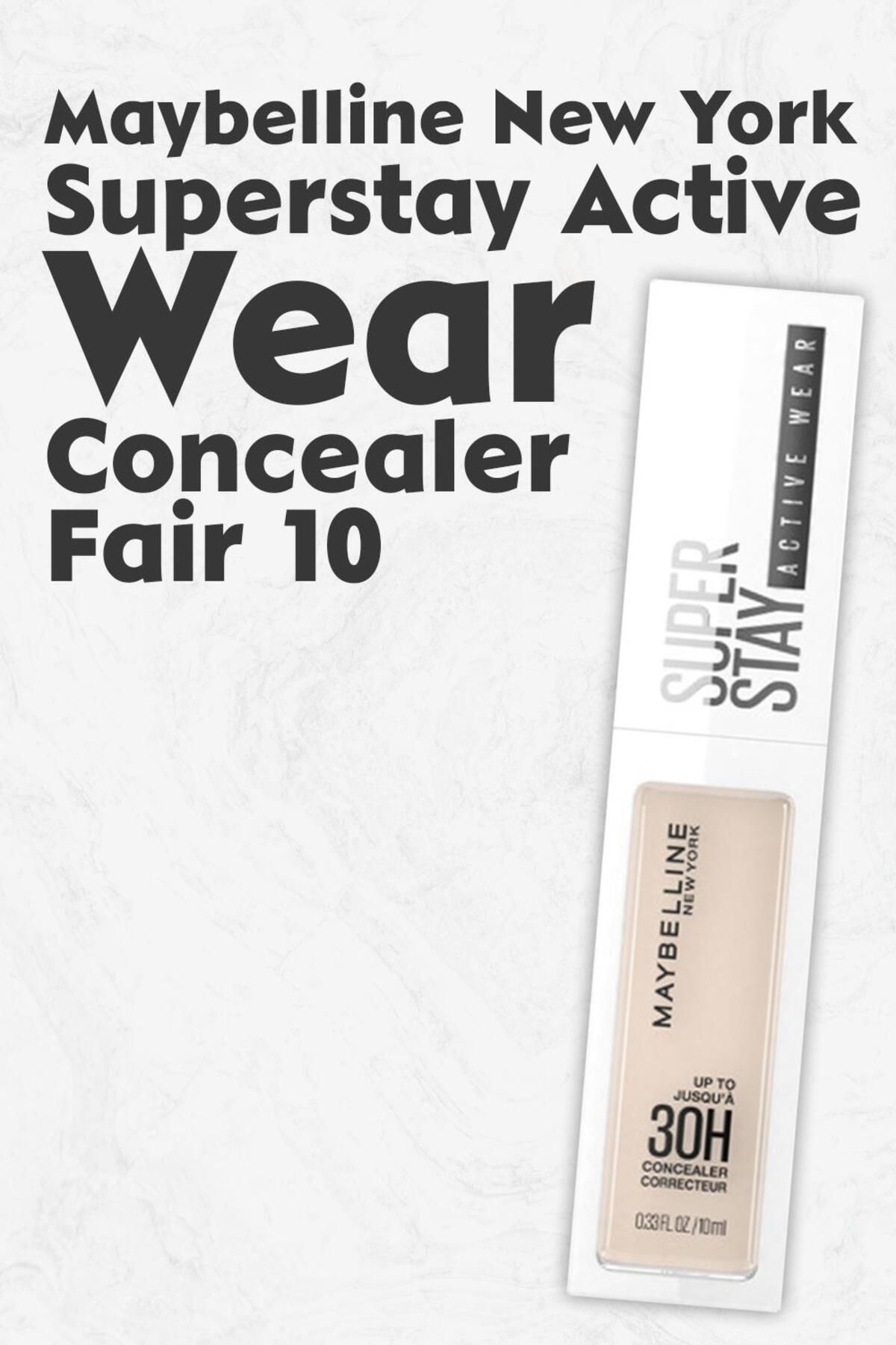 Maybelline New York Superstay Active Wear Concealer 10 Fair