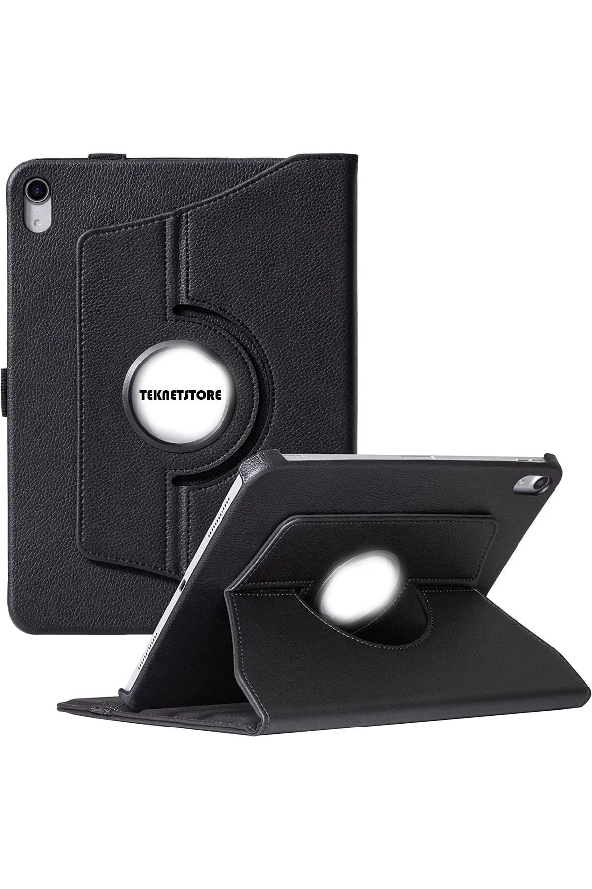 TEKNETSTORE Huawei Matepad Air 11.5'' Kılıf 360°dönebilen Deri Leather New Style Cover Case Siyah