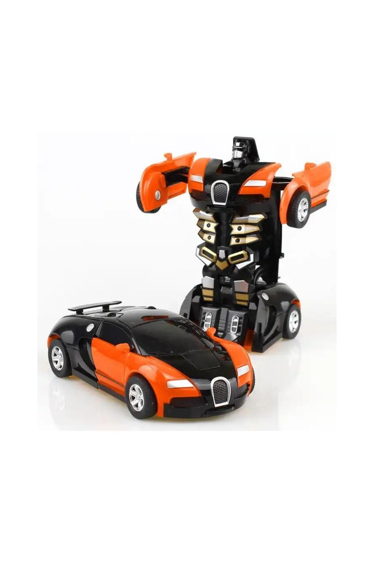 layfhex Transformers Oyuncak Araba Bumblebee Robota Dönüşebilen Turuncu