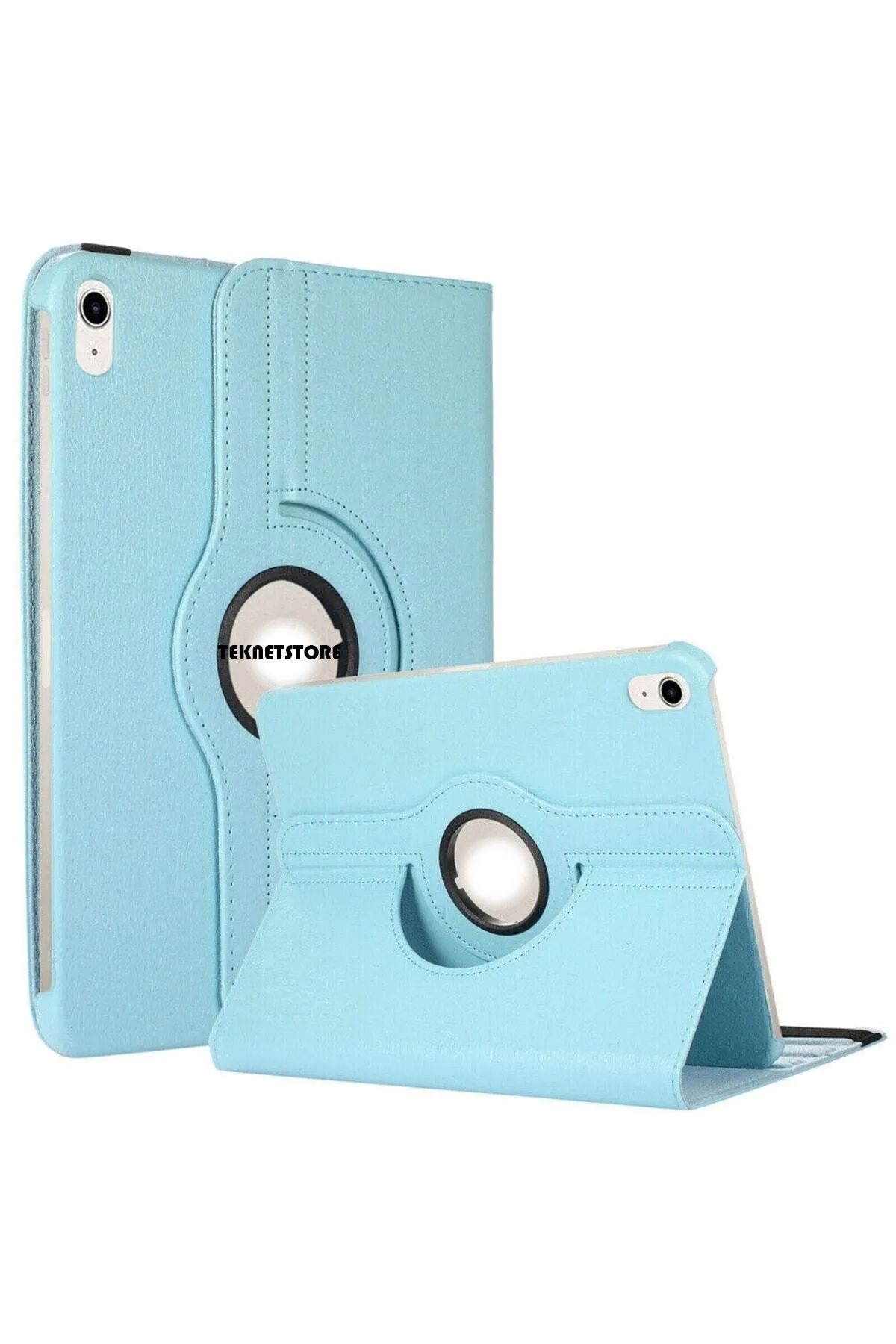 TEKNETSTORE Huawei Matepad Air 11.5'' Kılıf 360°dönebilen Deri Leather New Style Cover Case Mavi