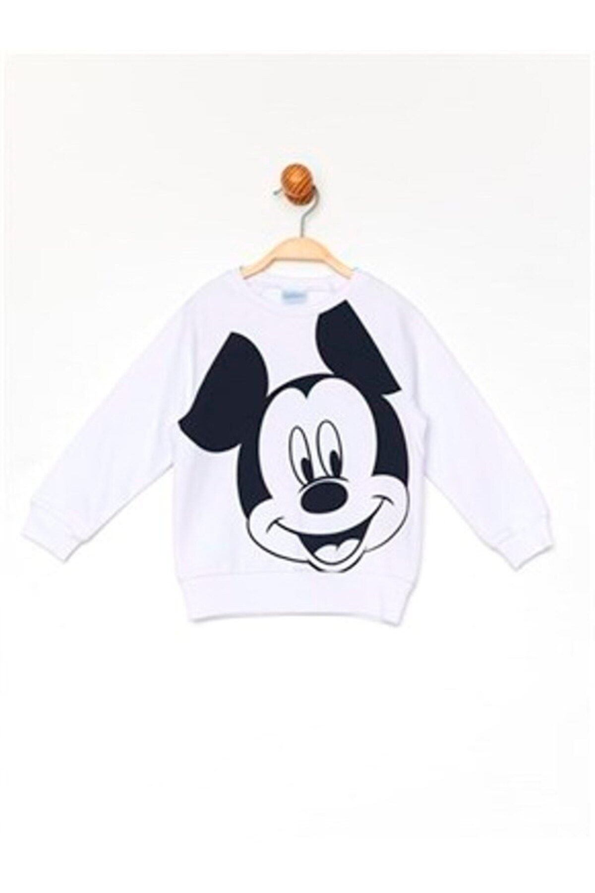 Mickey Mouse Erkek Çocuk Beyaz Sweatshirt