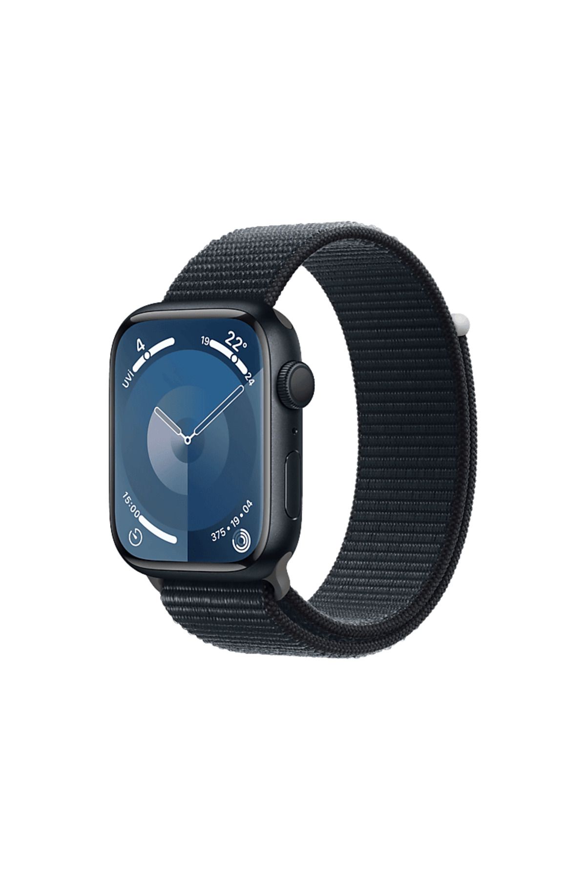 Apple Watch Series 9 GPS MR9C3TU/A 45 mm Gece Yarısı Alüminyum Kasa ve Gece Yarısı Spor Loop