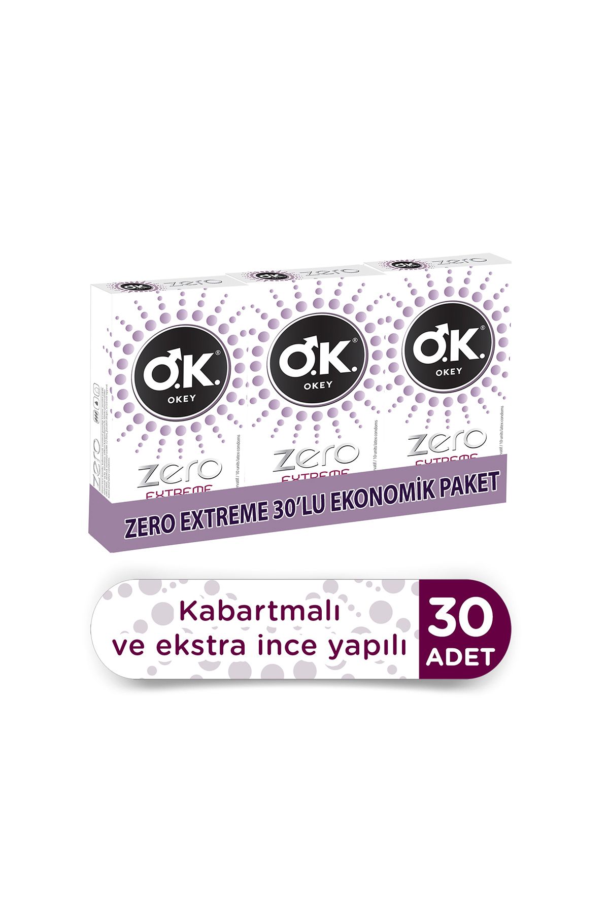 Okey Zero Extreme 30'lu Prezervatif