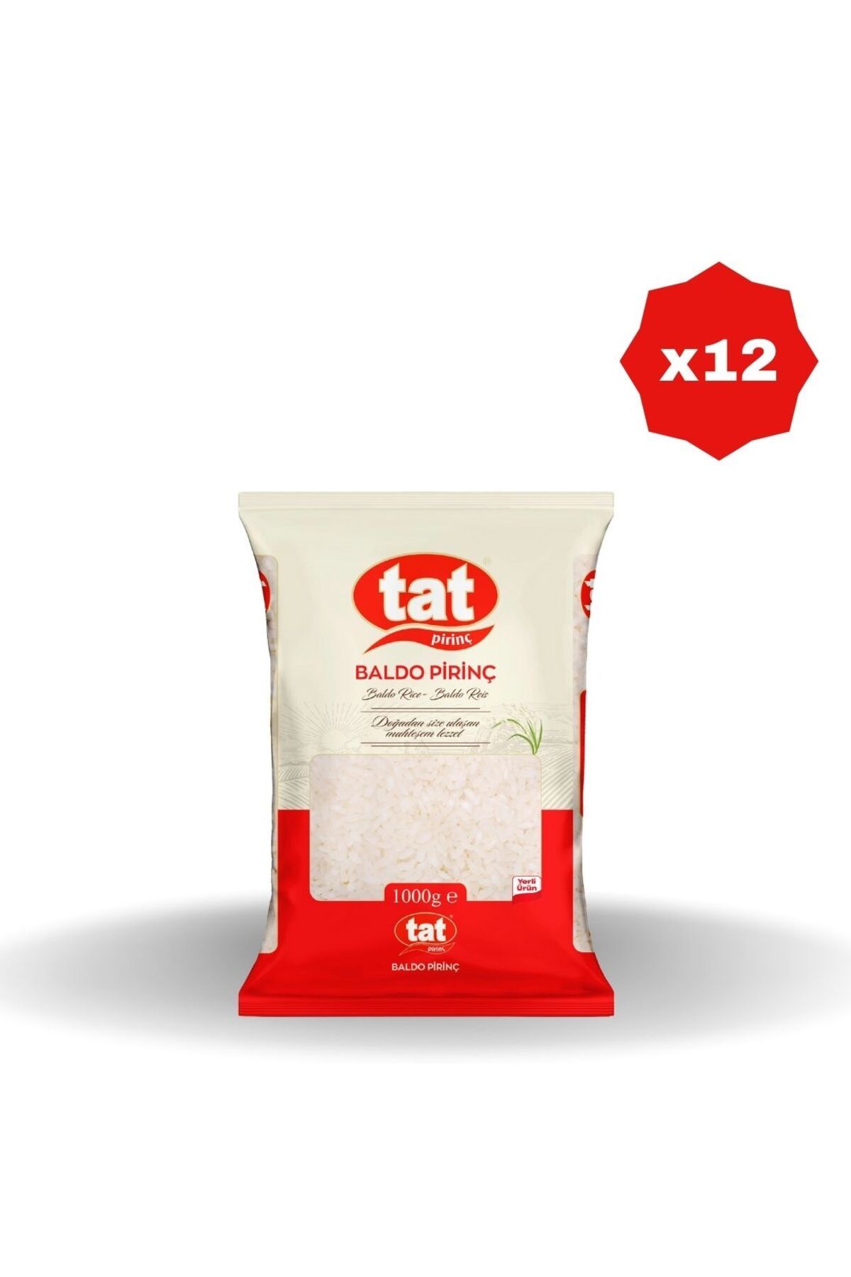 Tat GÖNEN BALDO PİRİNÇ 1 KG X 12 ADET