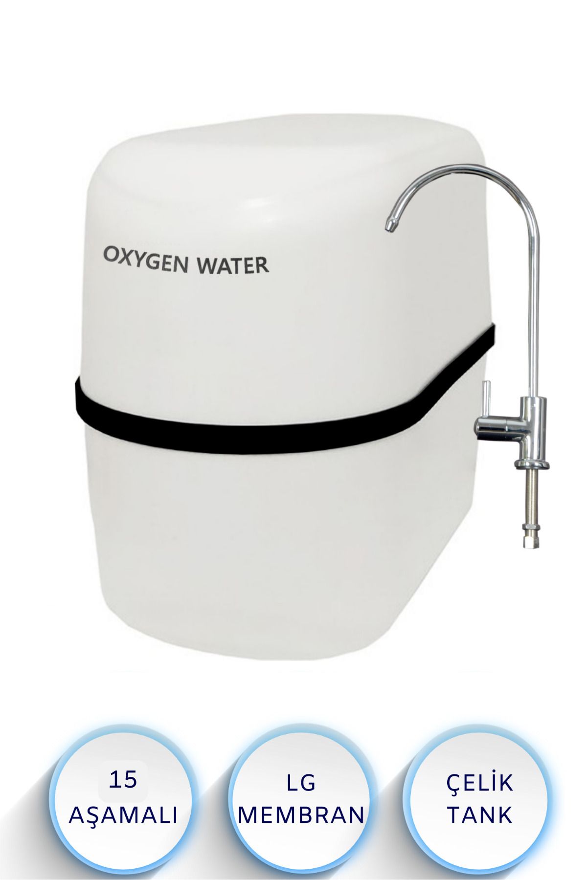 OXYGEN WATER Lg Membranlı 15 Aşamalı Ph Mineral Filtreli Su Arıtma Cihazı