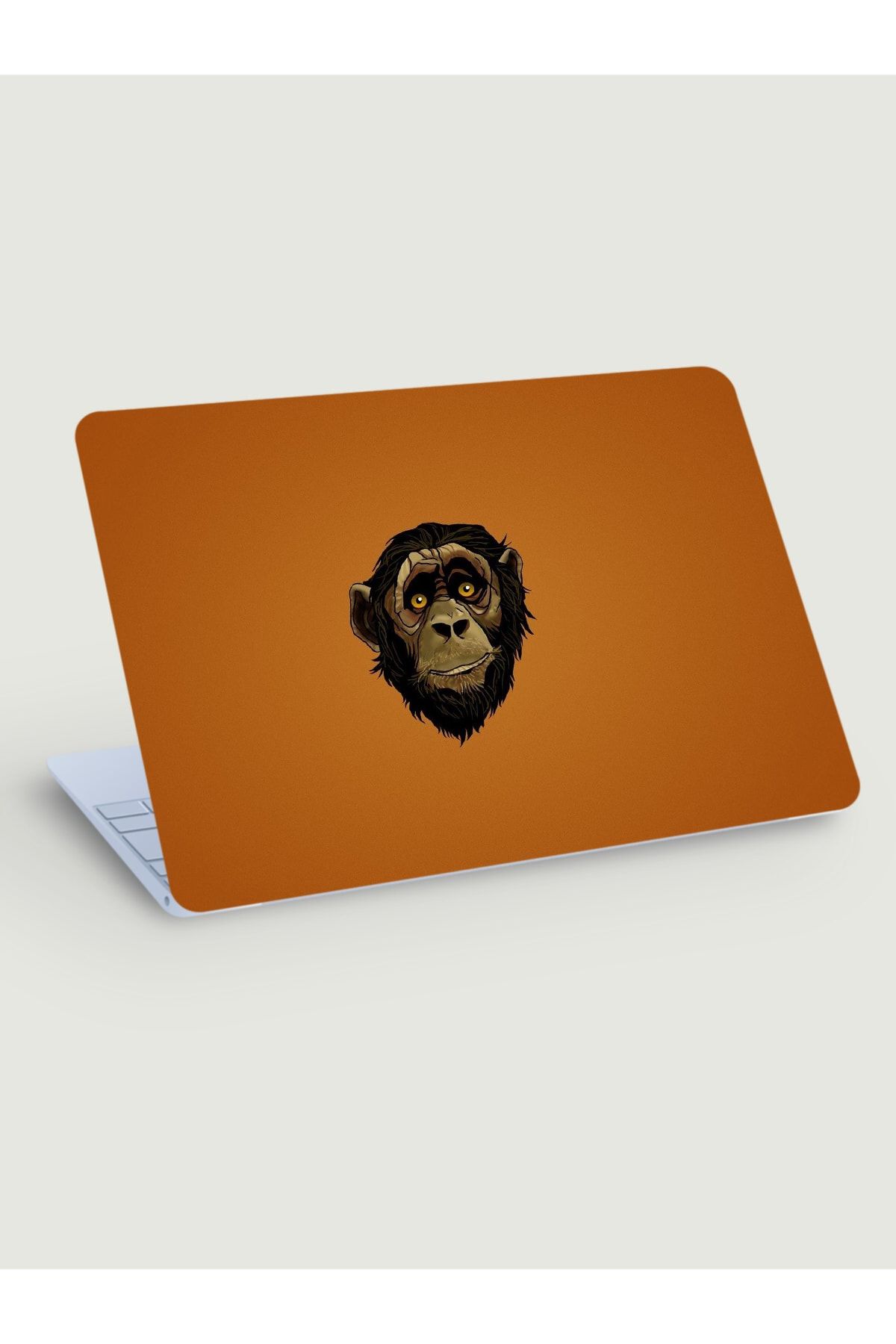KT Decor Minimal Maymun Laptop Sticker
