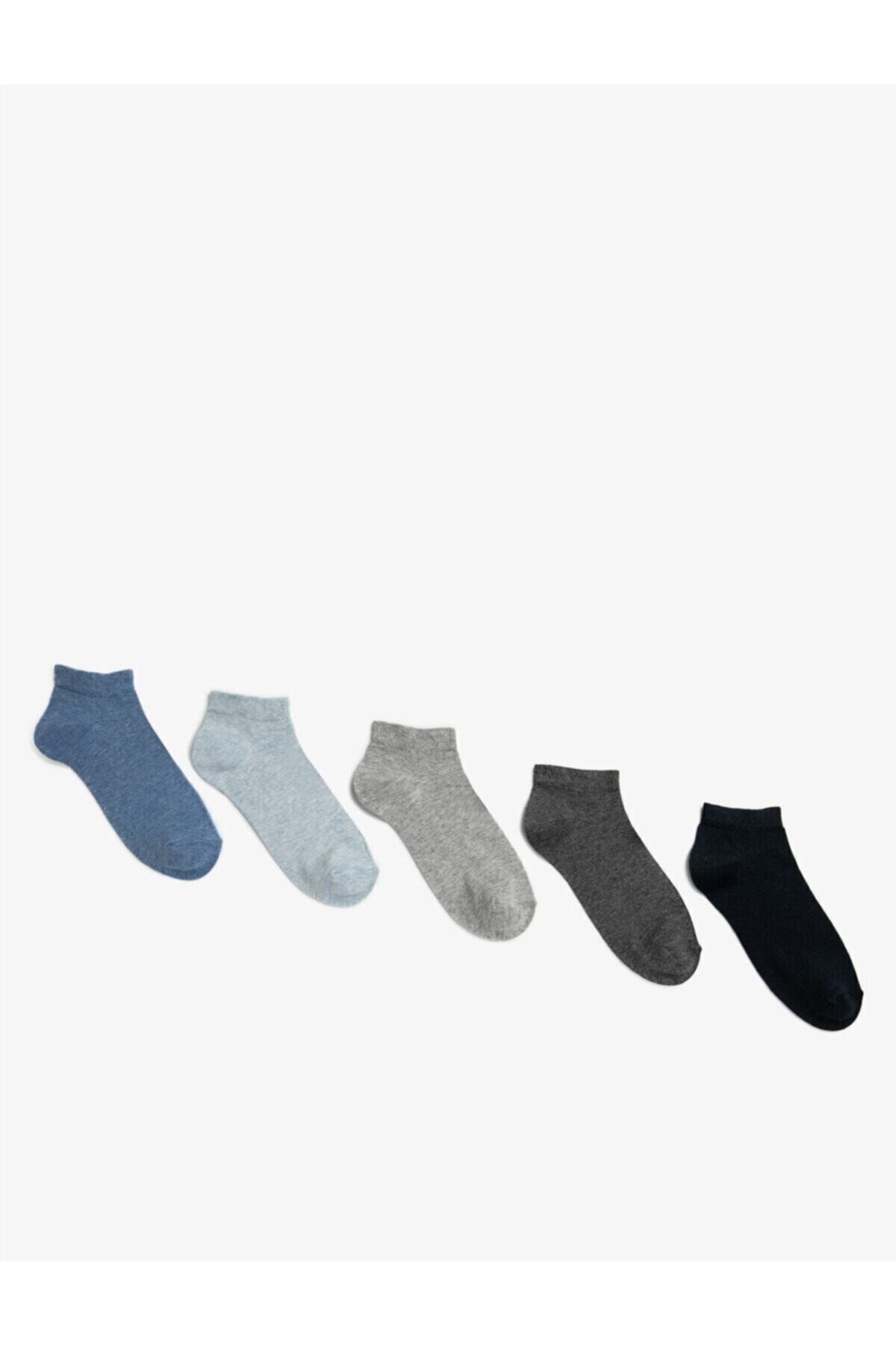 Koton Kadin 5'li Pamuklu Basic Çorap Seti