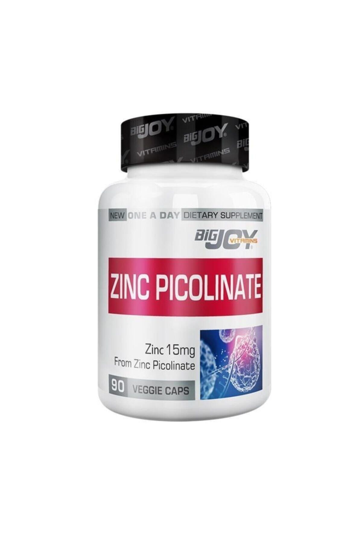 Bigjoy Sports Vitamins Zinc Picolinate 90 Bitkisel Kapsül -