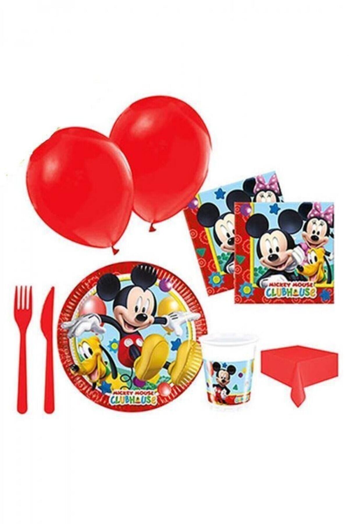 Mickey Mouse Mickey Playful Parti Seti 8 Kişilik