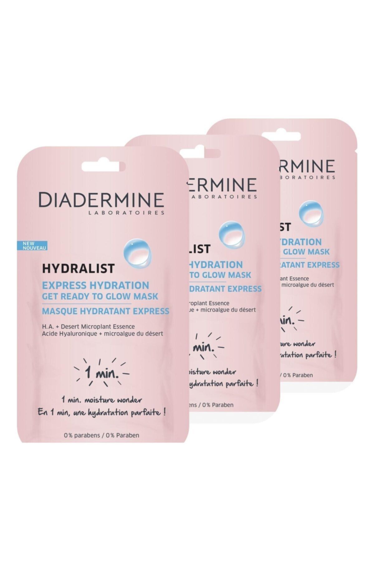 Diadermine Dıadermıne Hydralıst Express Hydratıon - Nem Maskesi 8 ml X 3 Adet