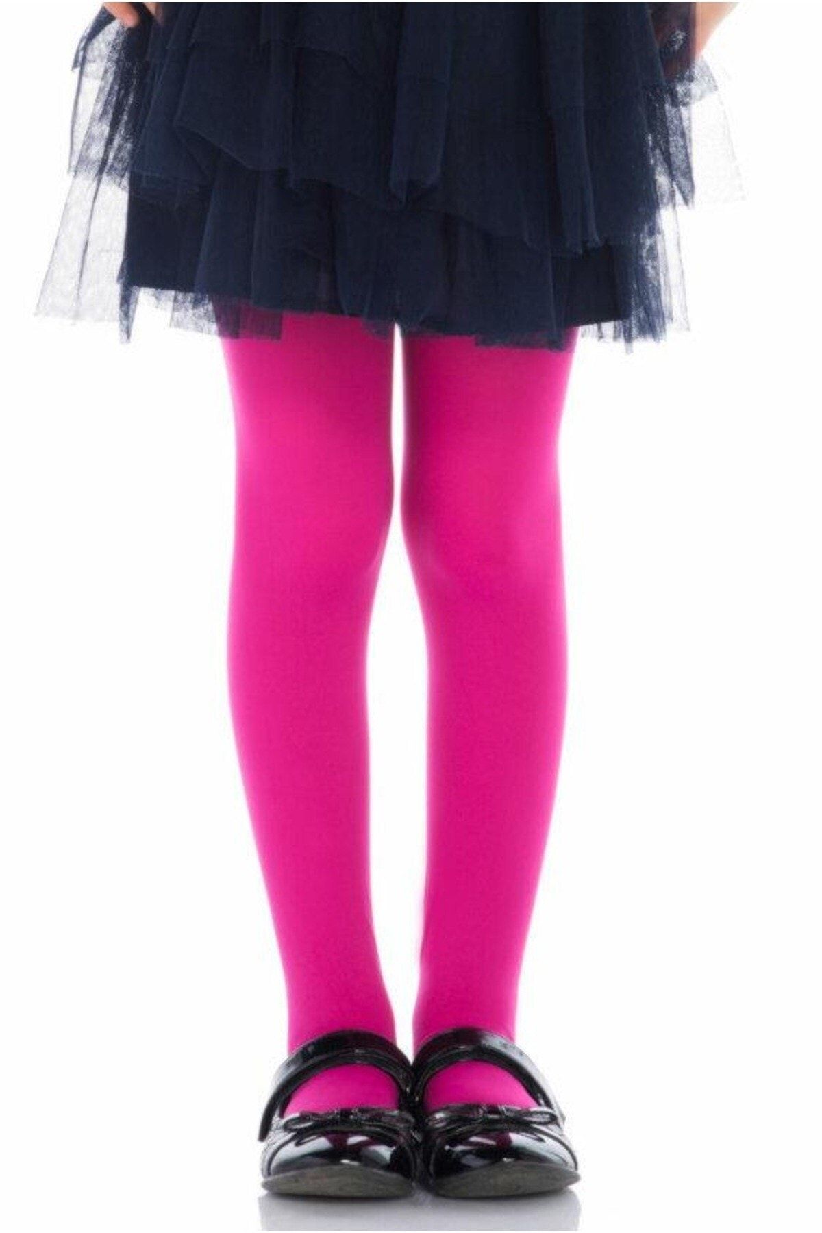Penti Kız Çocuk Fuşya Mikro 40 Mus Külotlu Çorap
