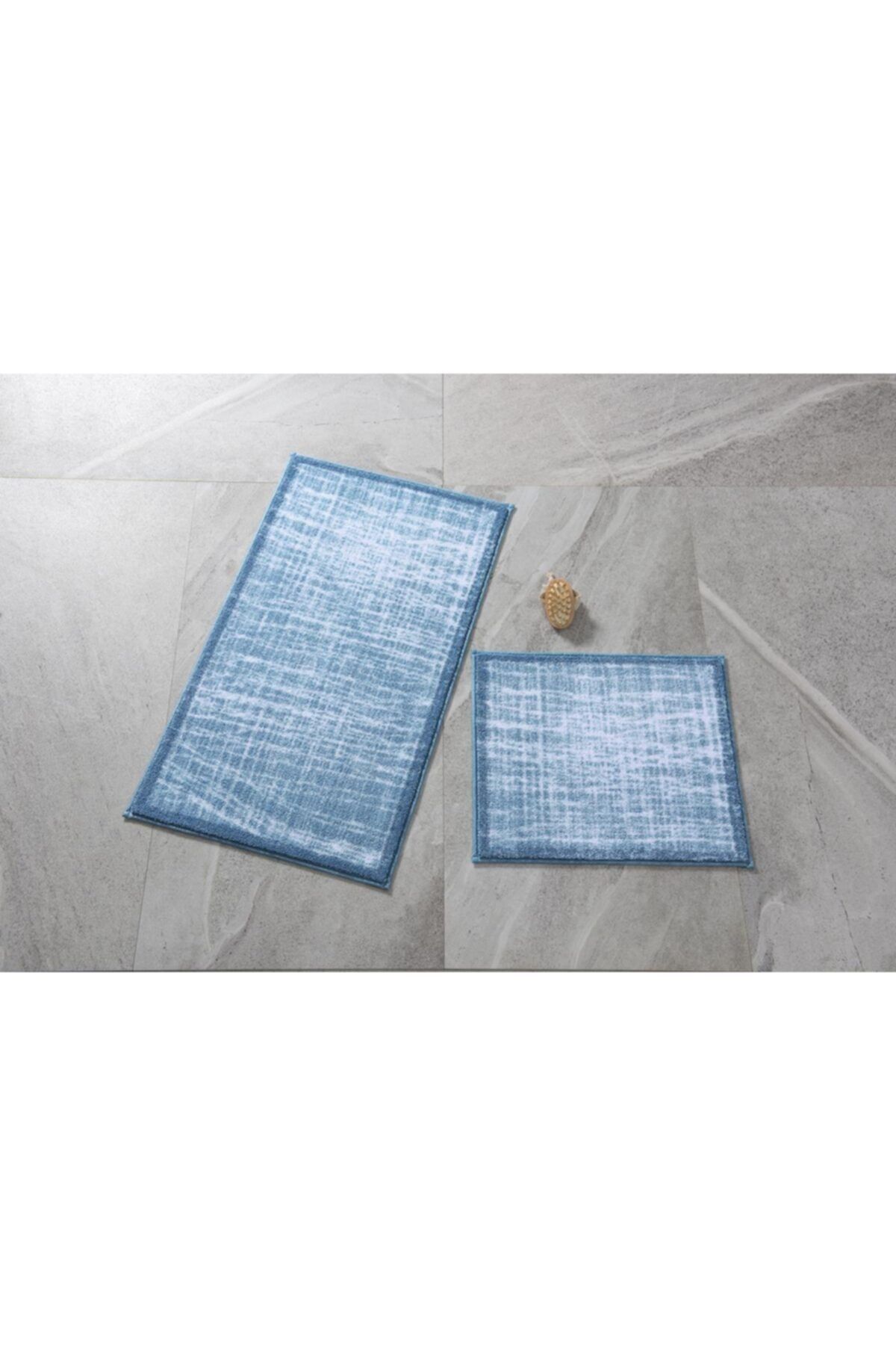 Confetti Stream 57x100 50x57 K.mavi Banyo Halısı