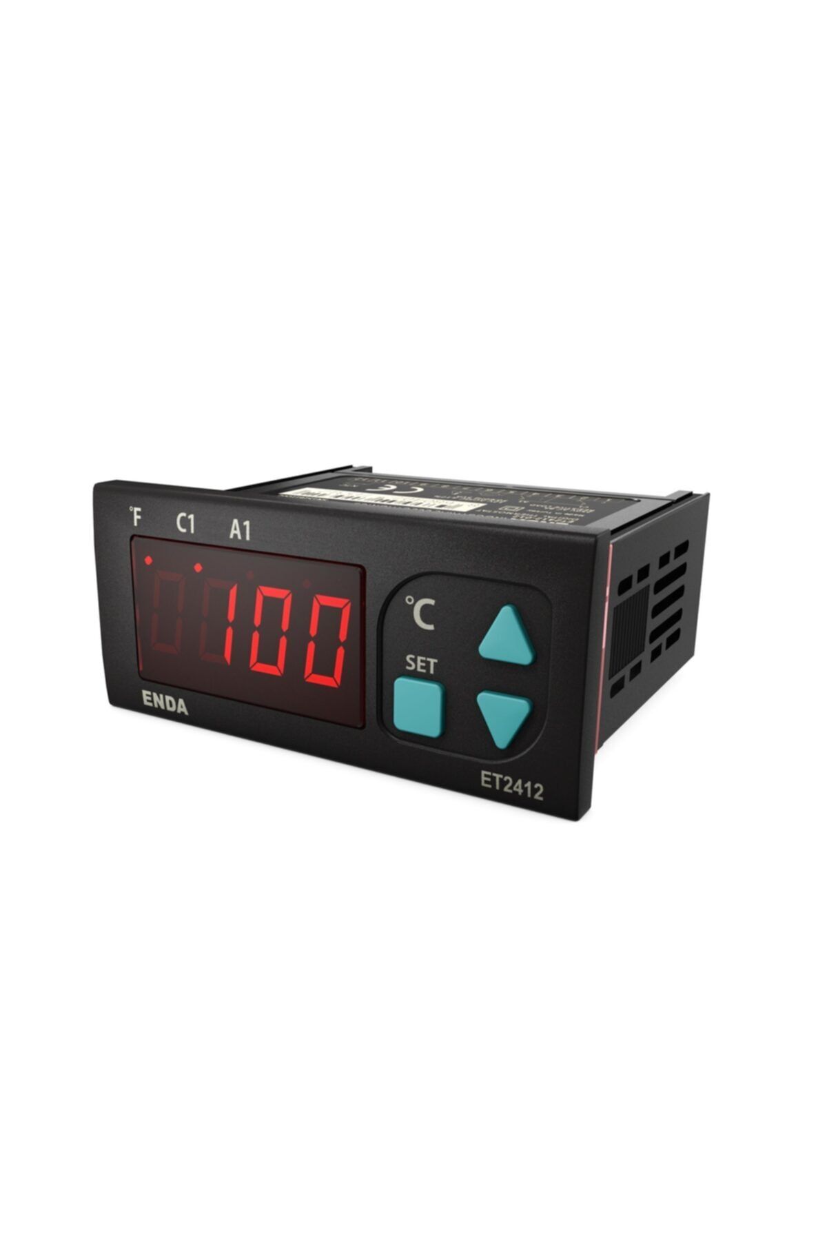 ENDA Et2412-230-08 Dijital On-off Termostat 77x35mm 230v Ac +%10 -%20 | Et2412-230 Muadili