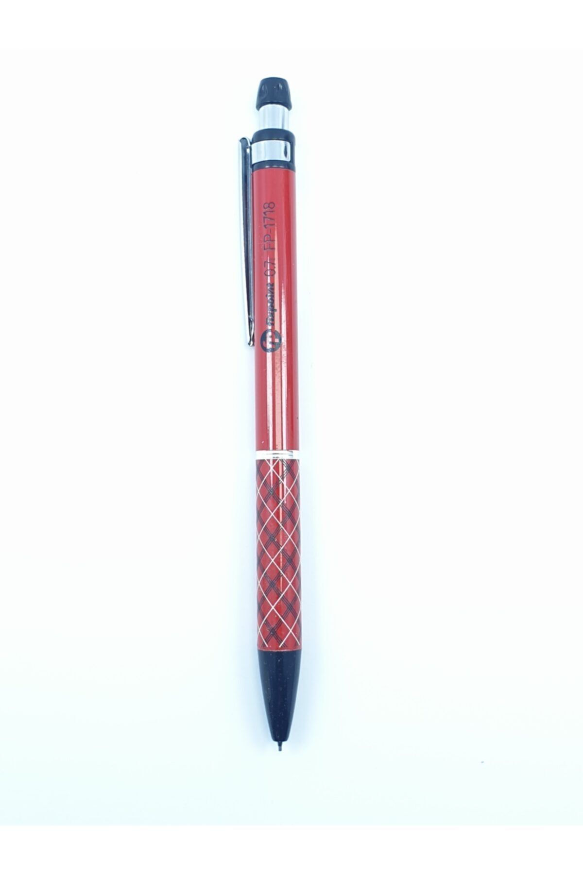 FixPoint Versatil Kalem Metal Silgili Uçlu Kalem 0.7 Mm Kırmızı