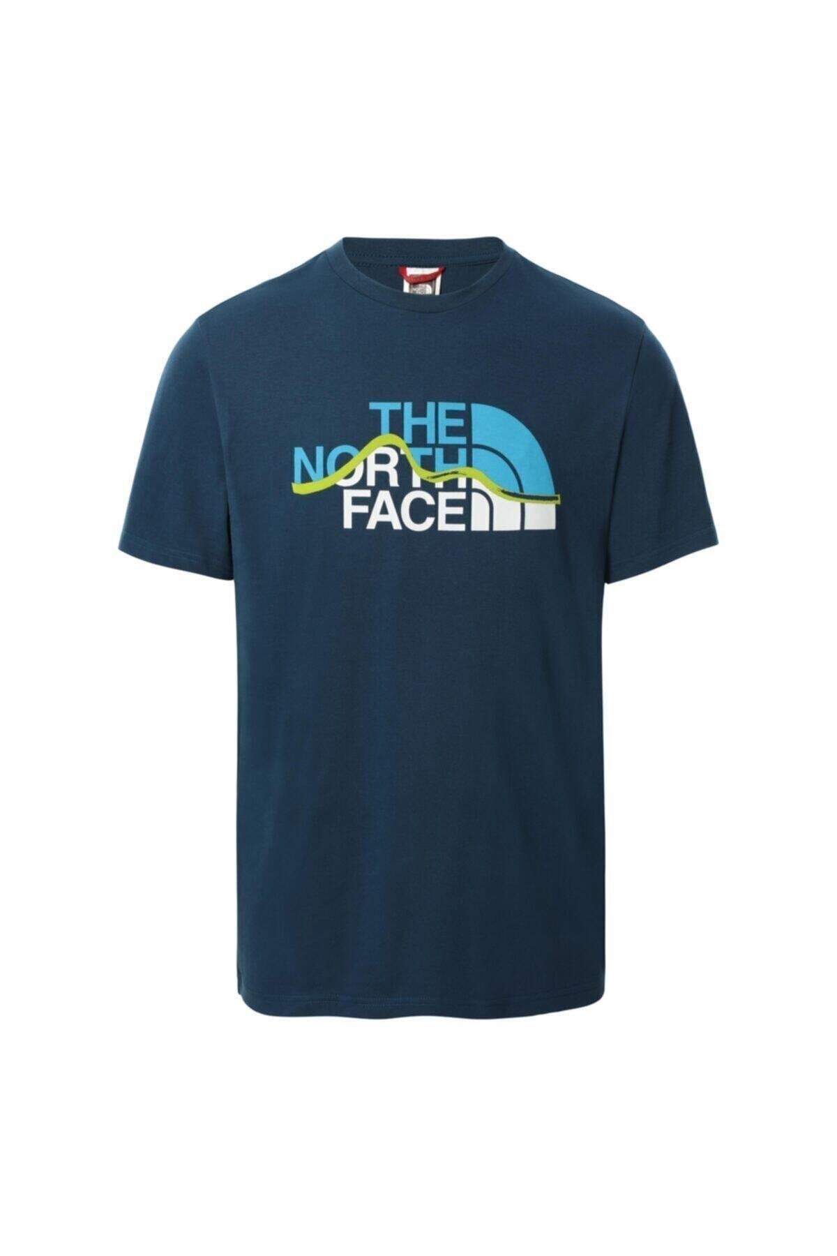 The North Face The Nort Face M S/s Mountaın Lıne Tee Erkek T-shirt - Nf00a3g2bh71