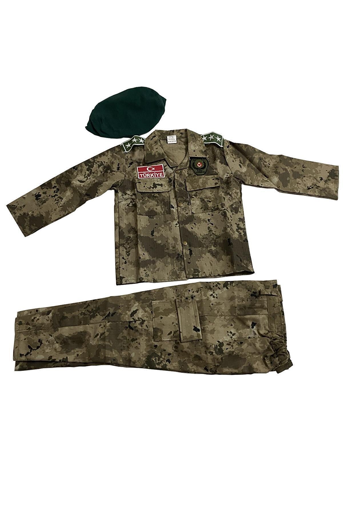 DEHAMODA Çocuk Polis Özel Harekat Kıyafeti Asker Kostümü