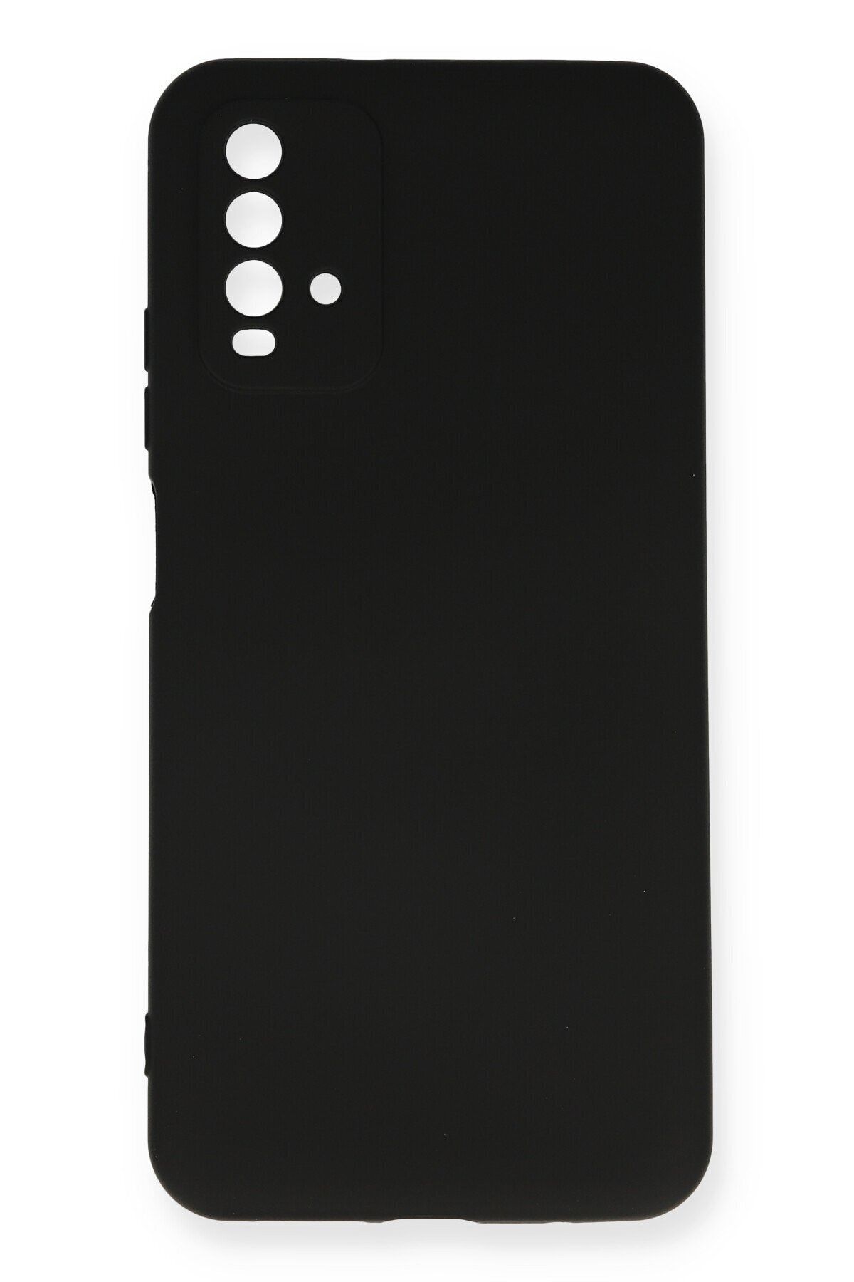 NewFace Xiaomi Redmi 9t Kılıf Nano Içi Kadife Silikon - Siyah